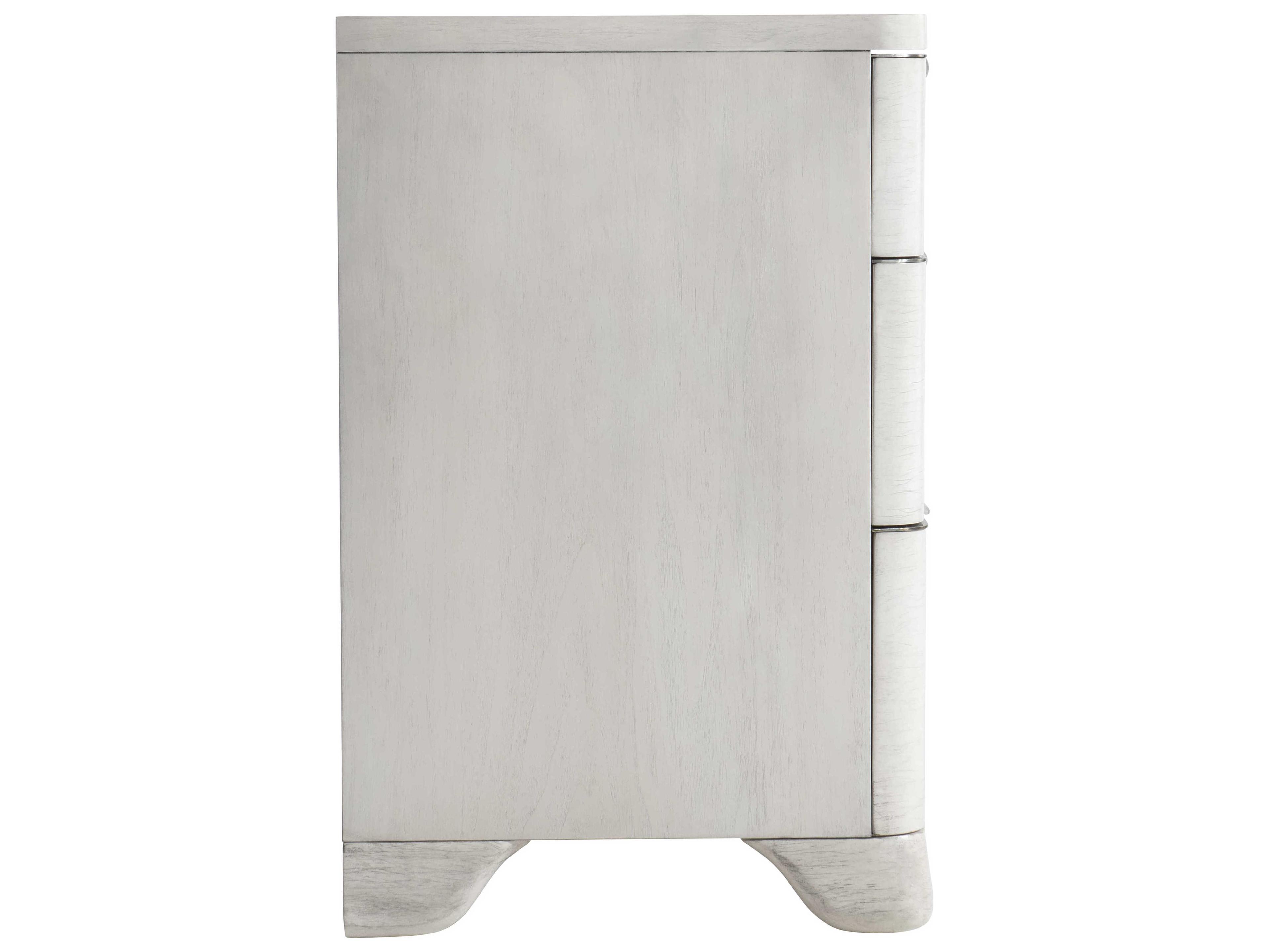 Bernhardt Sereno 6-Drawers White Walnut Wood Double Dresser