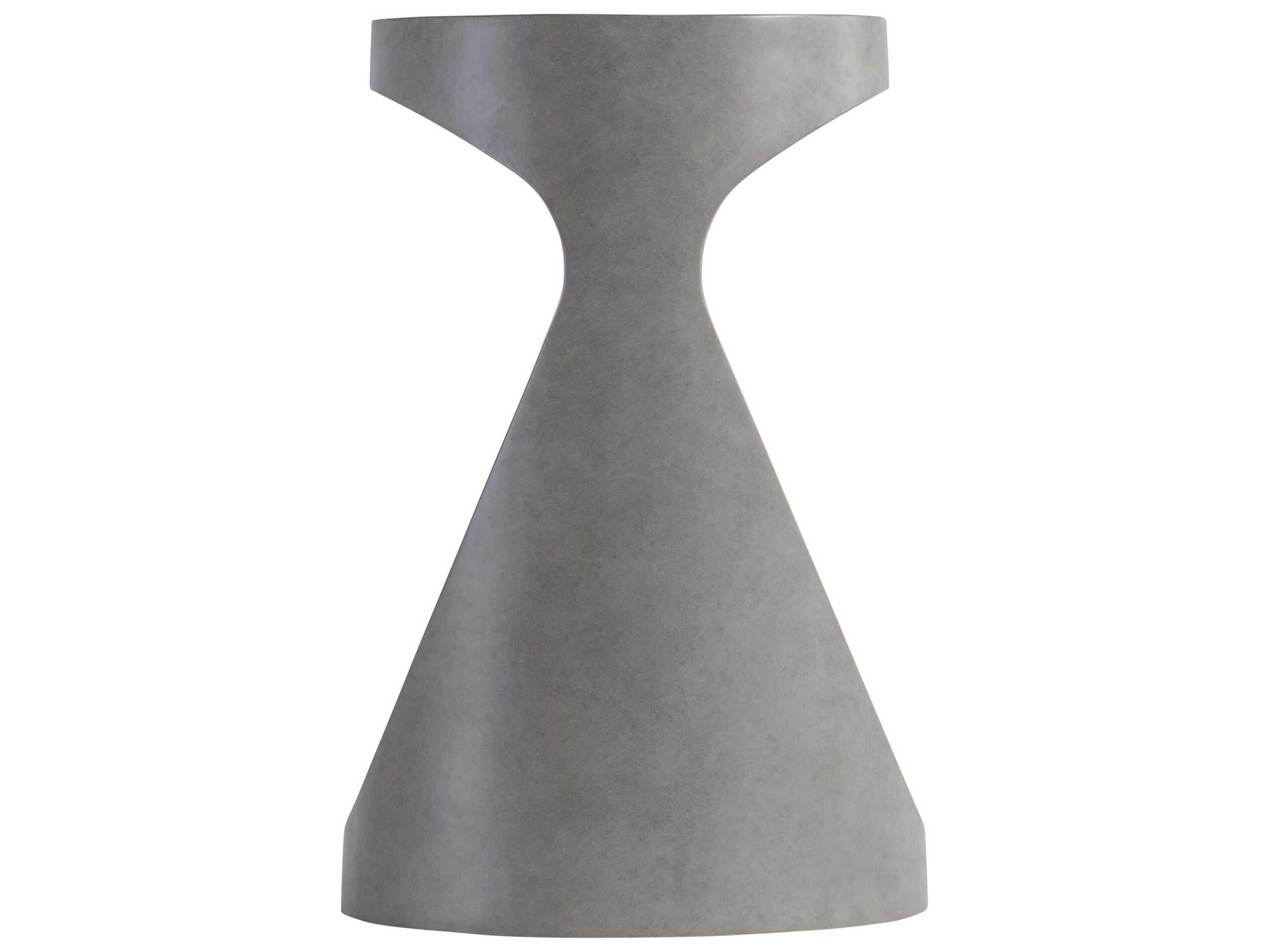 Bernhardt Sereno Round Resin Sasso End Table