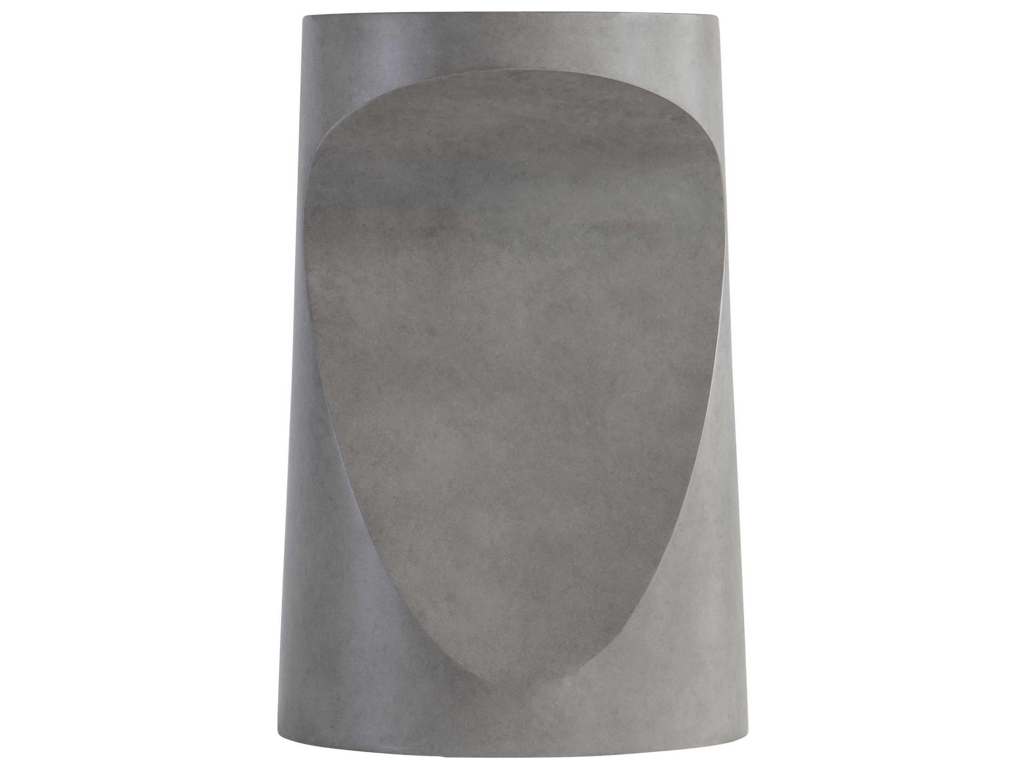 Bernhardt Sereno Round Resin Sasso End Table