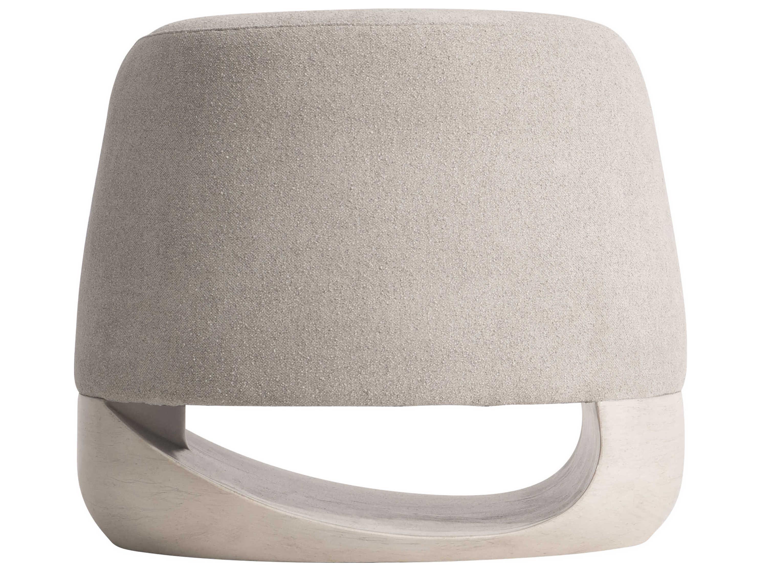 Bernhardt Sereno Lutra Faux Stone Beige Upholstered Accent Bench