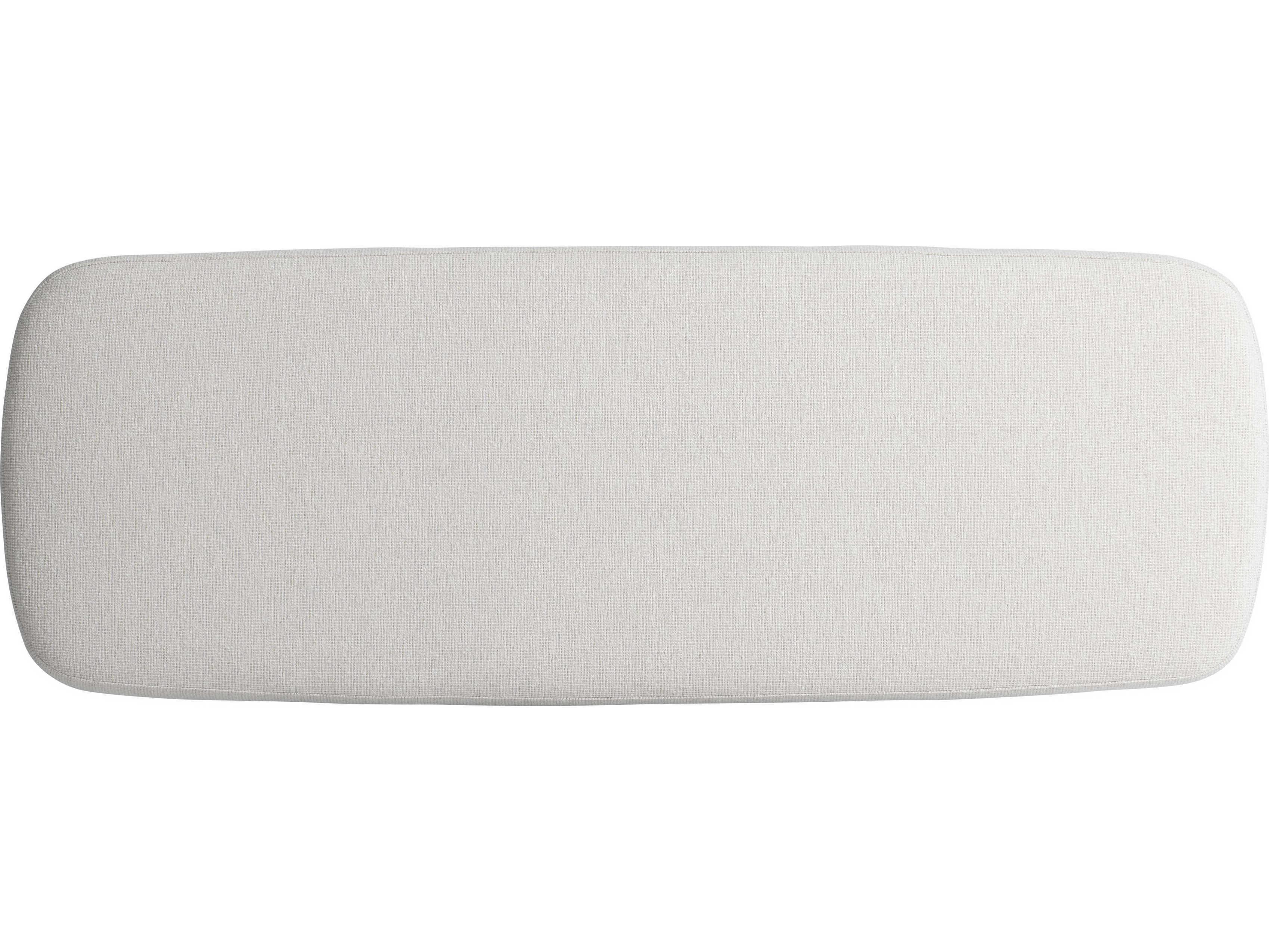 Bernhardt Sereno Lutra Faux Stone White Upholstered Accent Bench