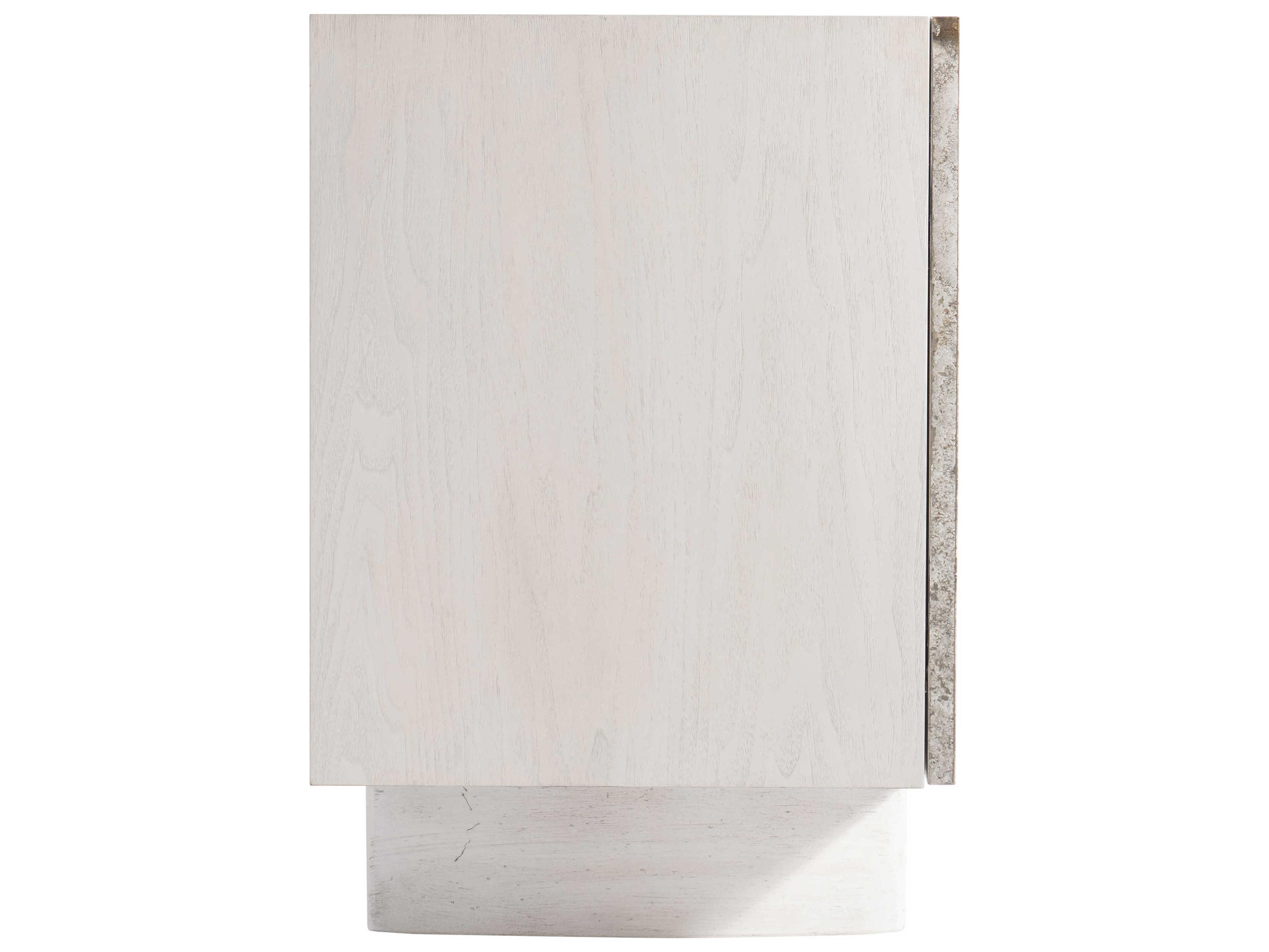 Bernhardt Sereno 72" Walnut Wood Silver Travertine Sideboard