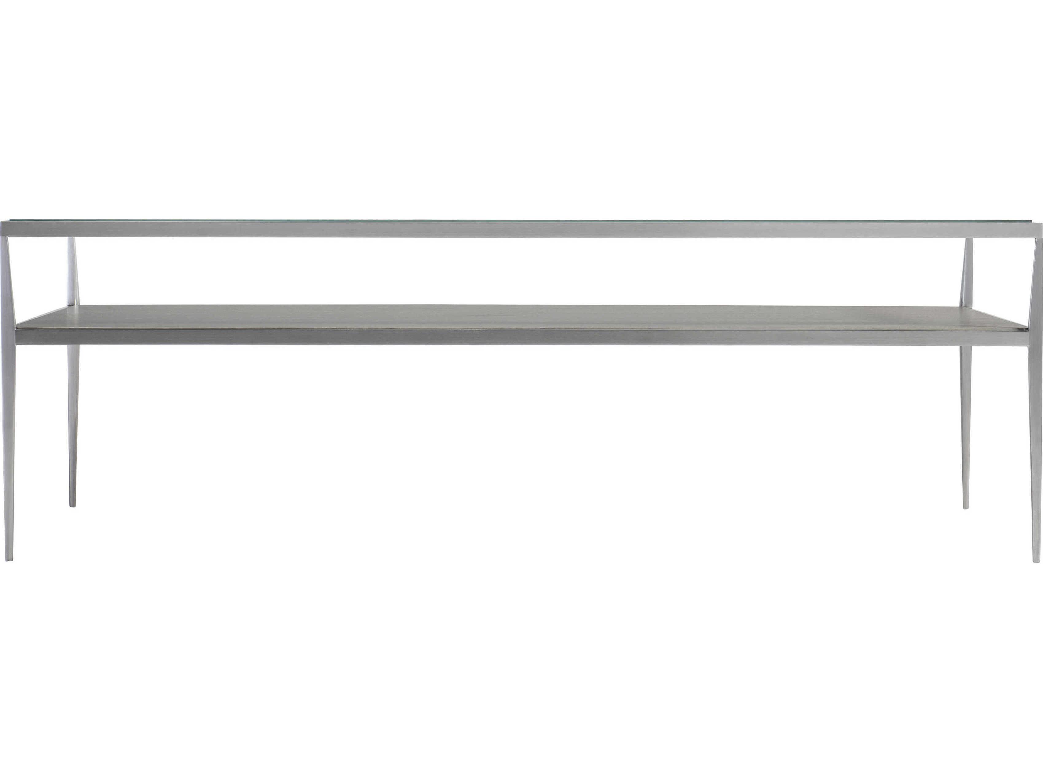 Bernhardt Cornelia Rectangular Glass Nebbia Coffee Table