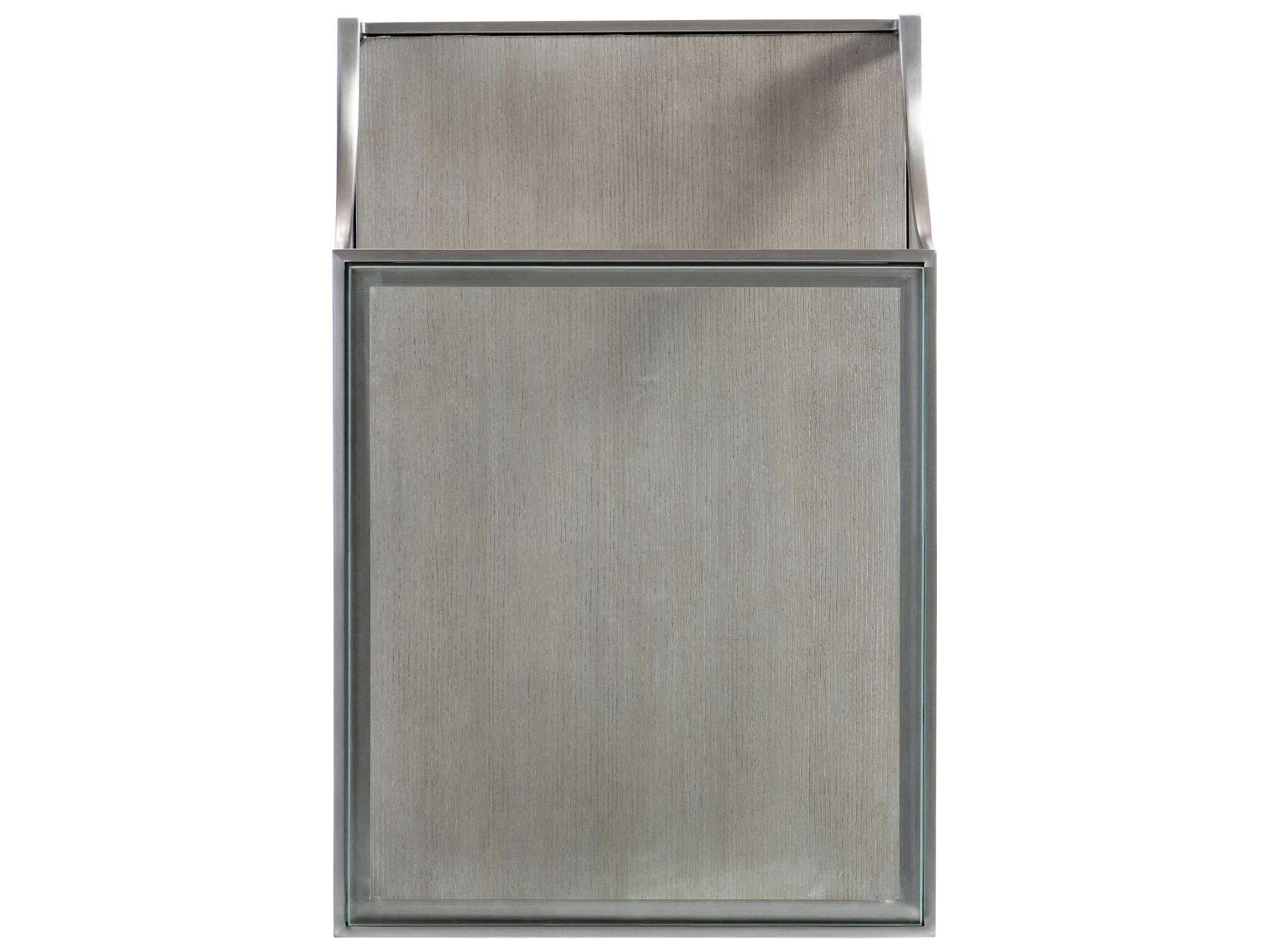 Bernhardt Cornelia Rectangular Glass Nebbia End Table