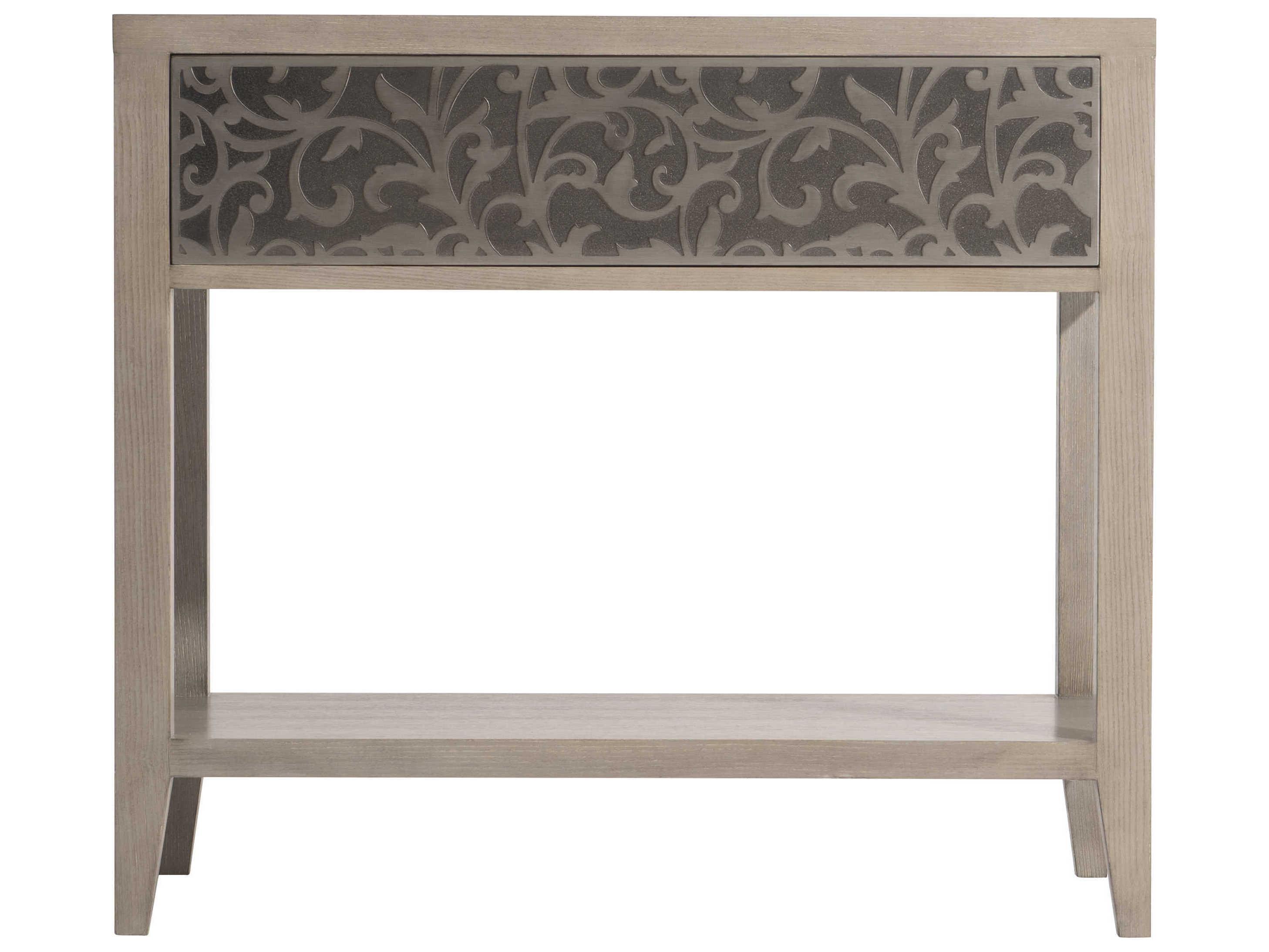 Bernhardt Cornelia 1-Drawer Beige Ash Wood Nightstand