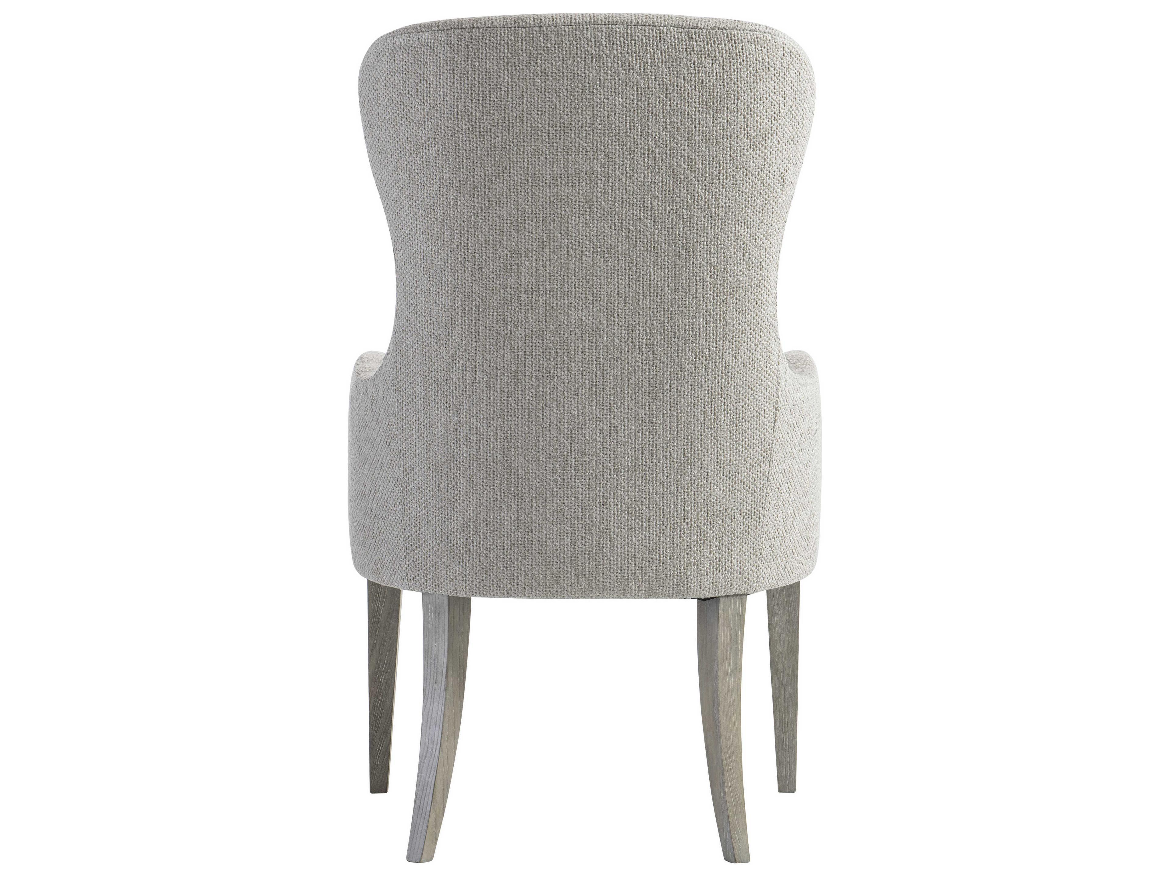 Bernhardt Cornelia Gray Upholstered Arm Dining Chair