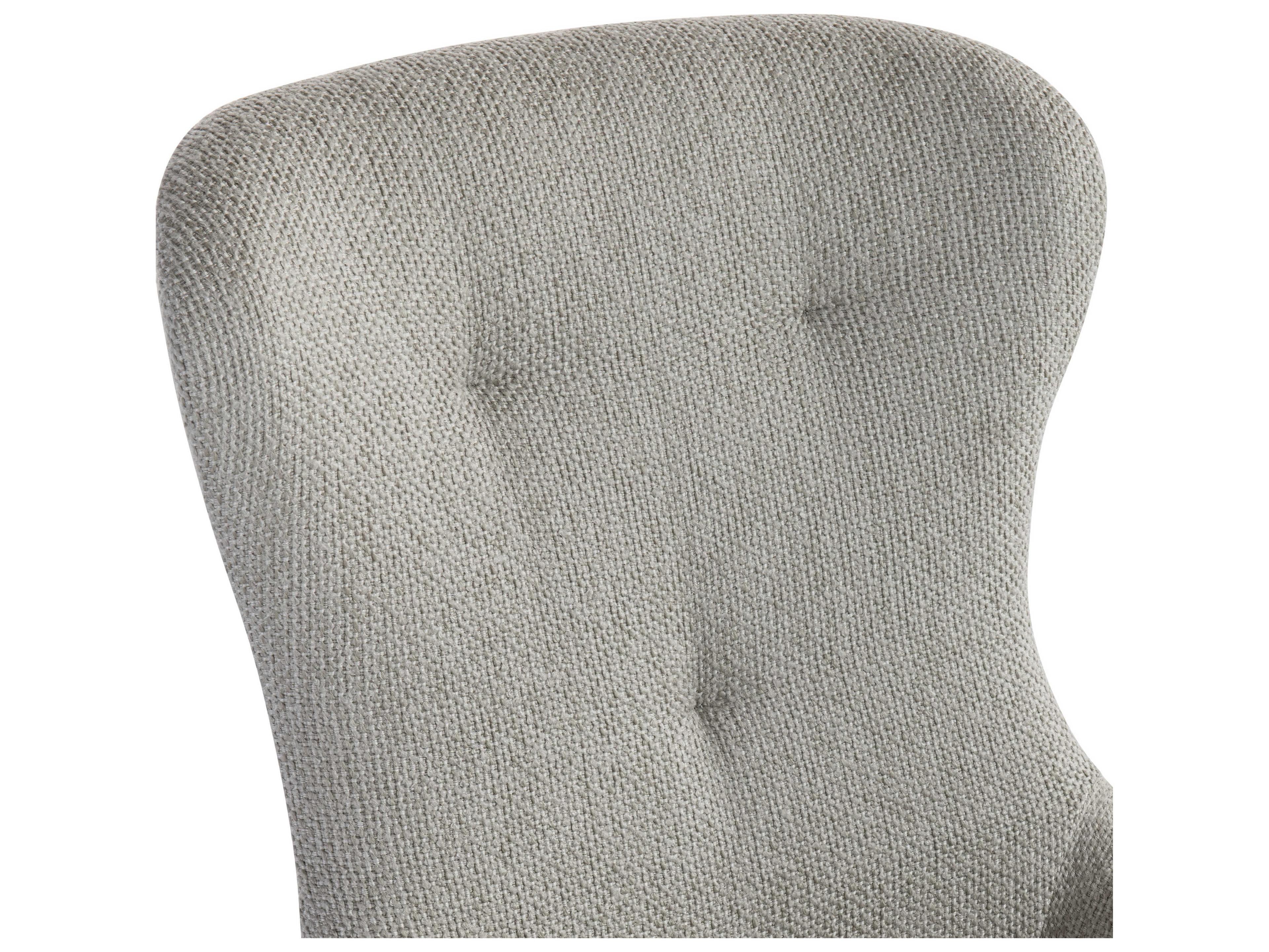 Bernhardt Cornelia Gray Upholstered Arm Dining Chair