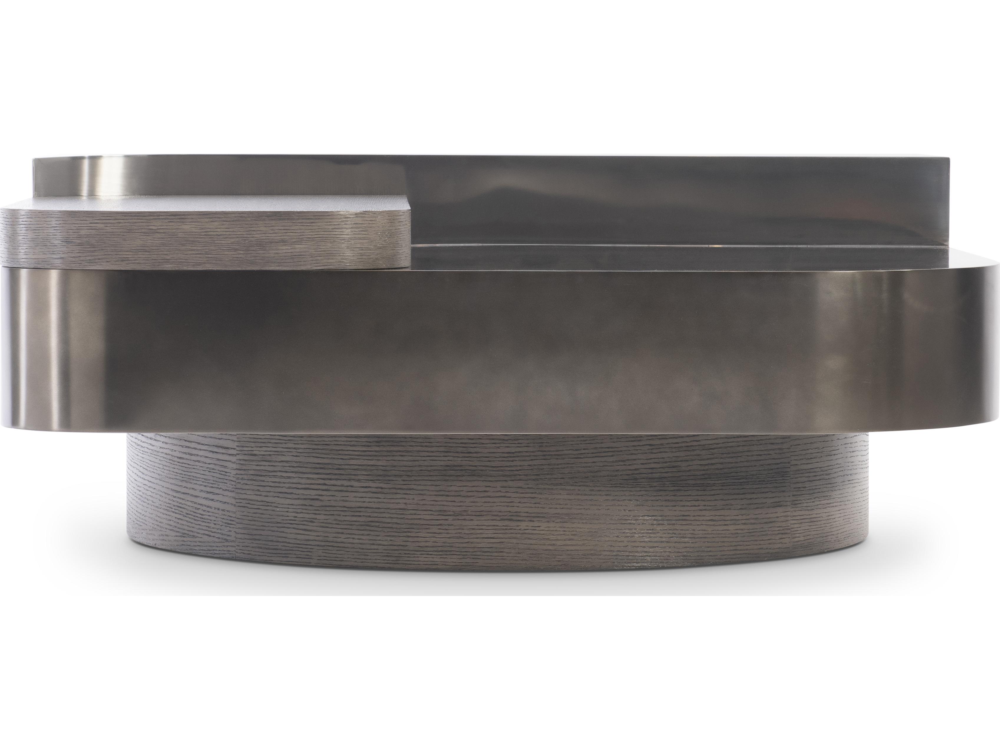 Bernhardt Jacopo Metal Bronze Coffee Table
