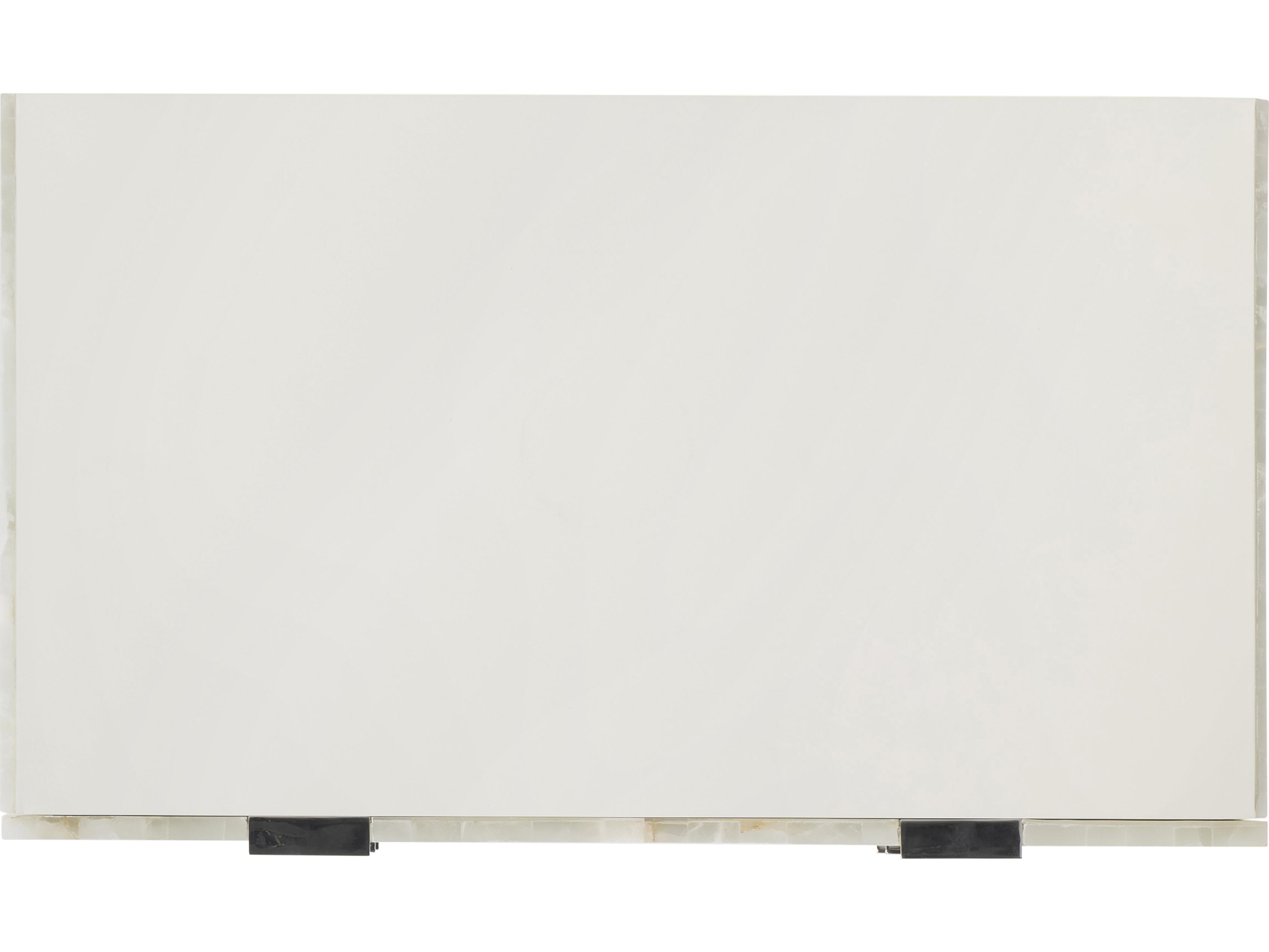 Bernhardt Salka 3-Drawers Silver Nightstand