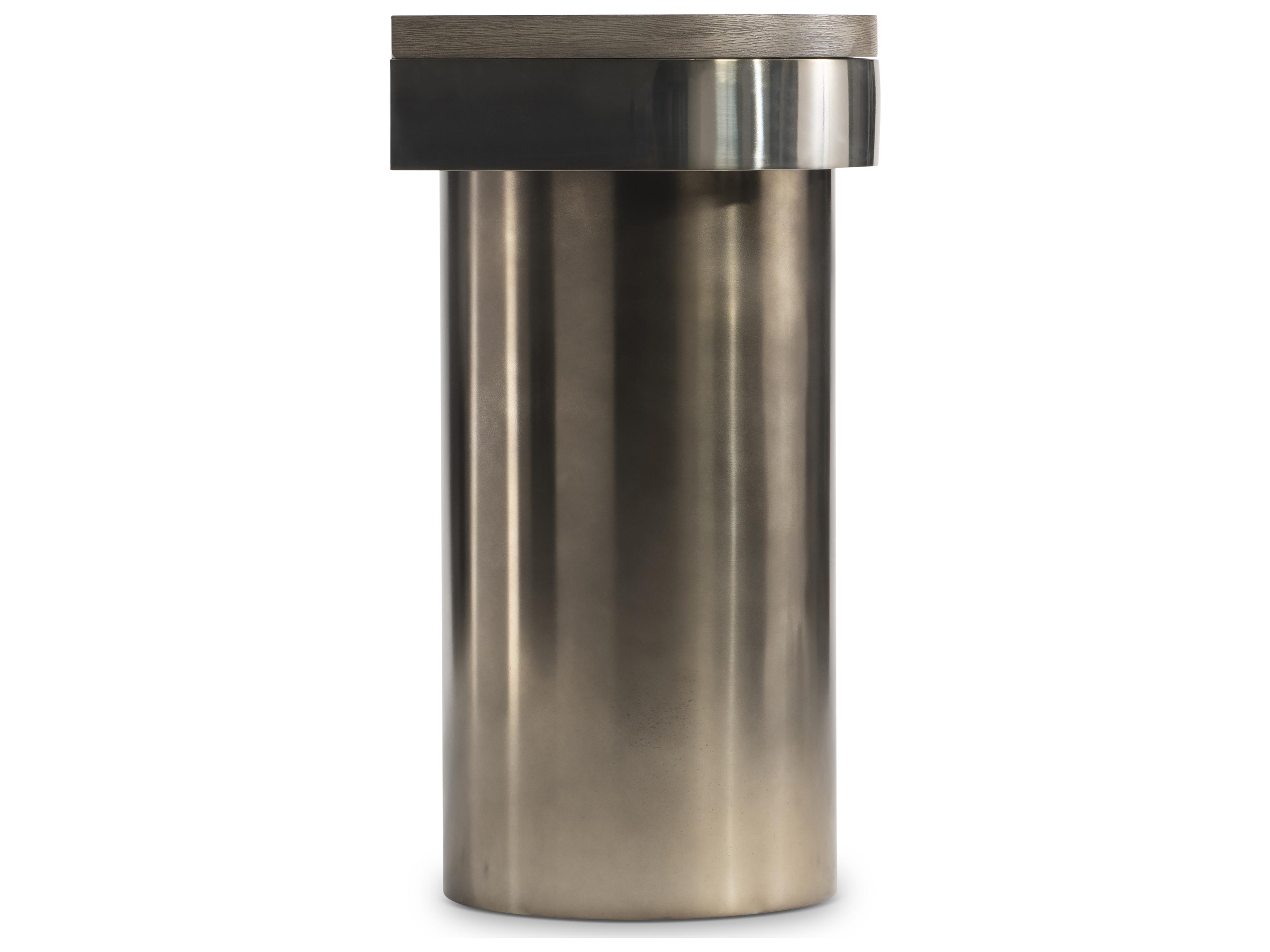 Bernhardt Jacopo Rectangular Wood Bronze Console Table