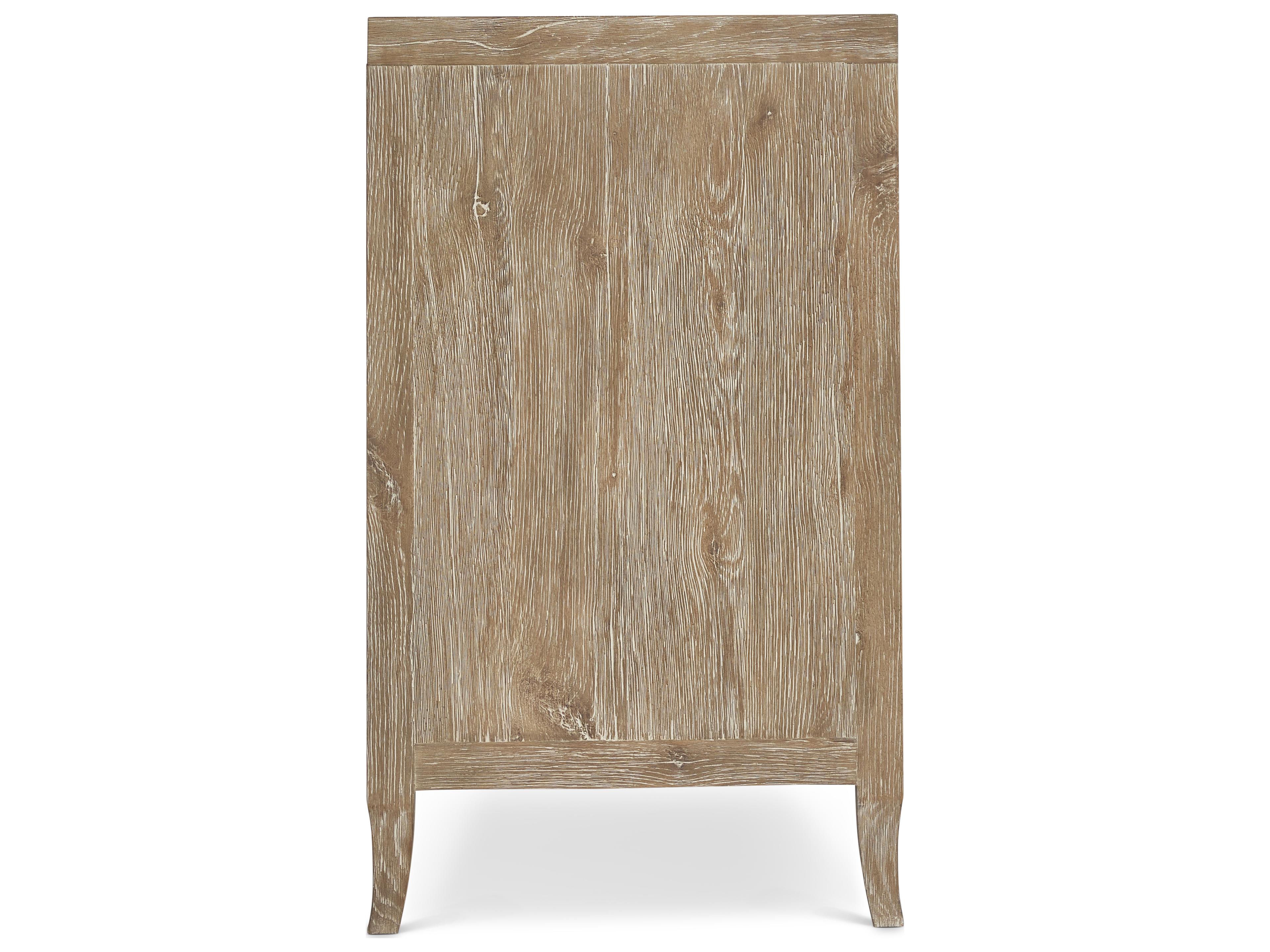 Bernhardt Tribeca 6-Drawers Brown Oak Wood Double Dresser