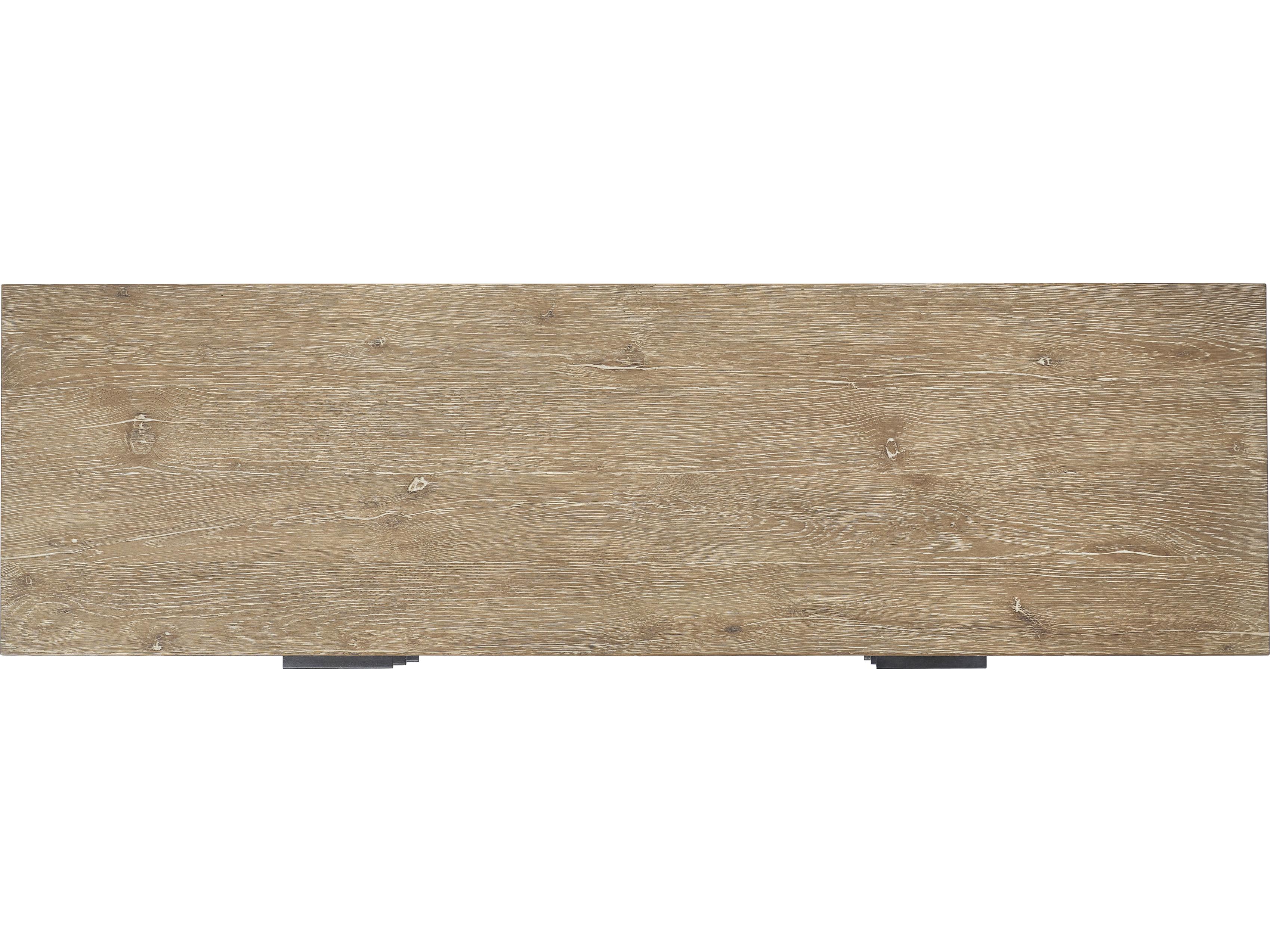 Bernhardt Tribeca 6-Drawers Brown Oak Wood Double Dresser