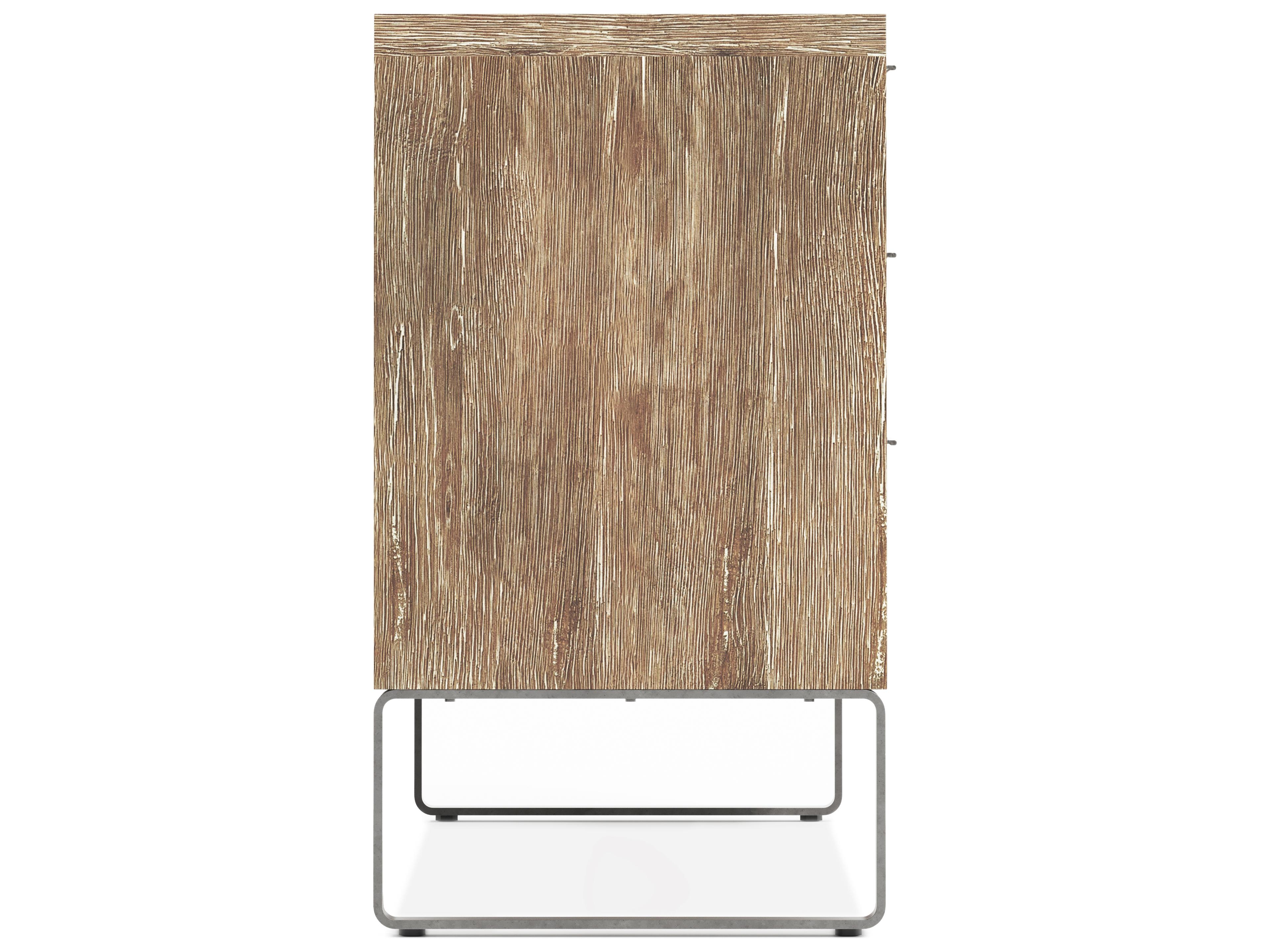 Bernhardt Tribeca 6-Drawers Brown Oak Wood Double Dresser