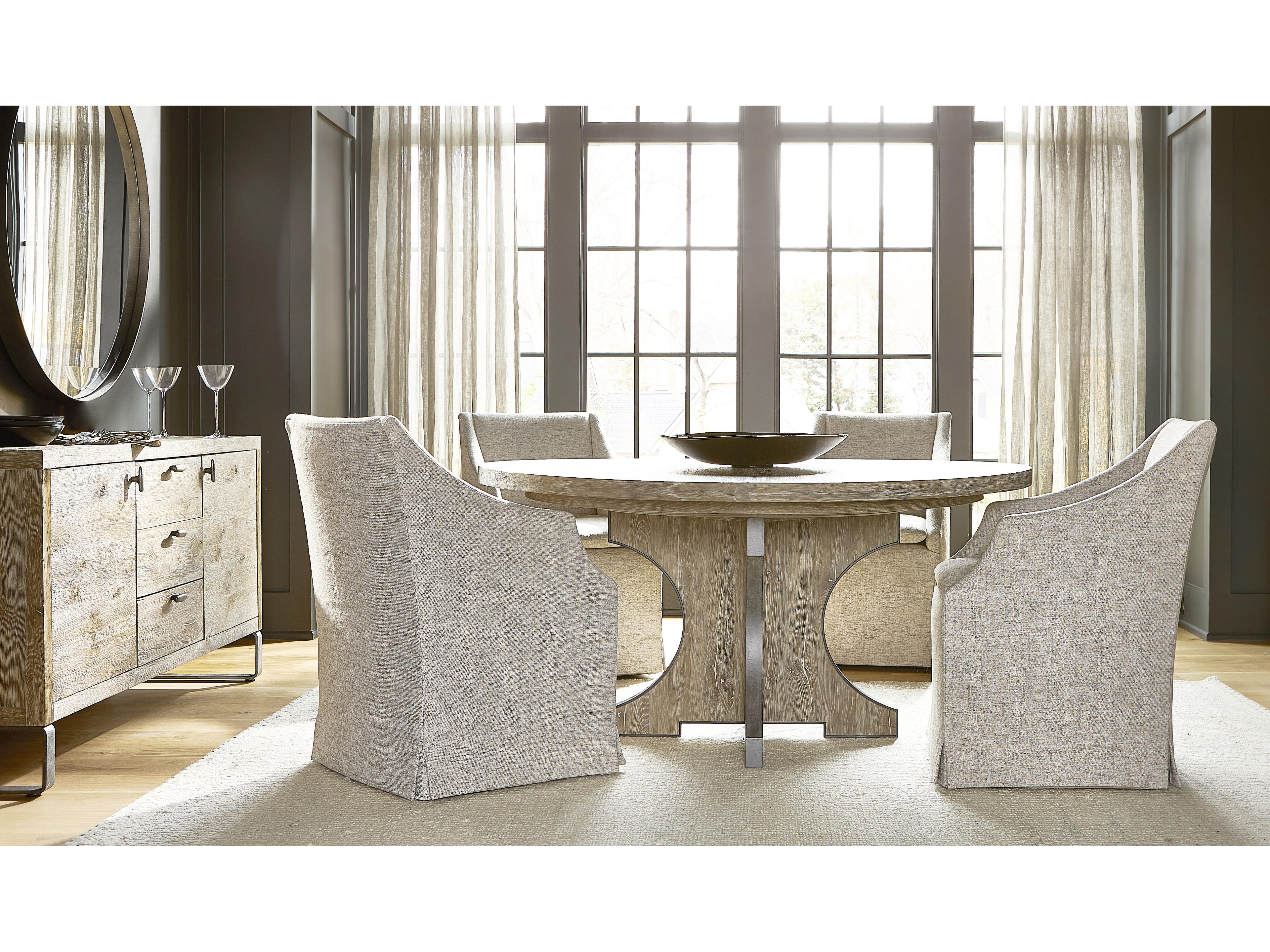 Bernhardt Tribeca Black Wall Mirror Round