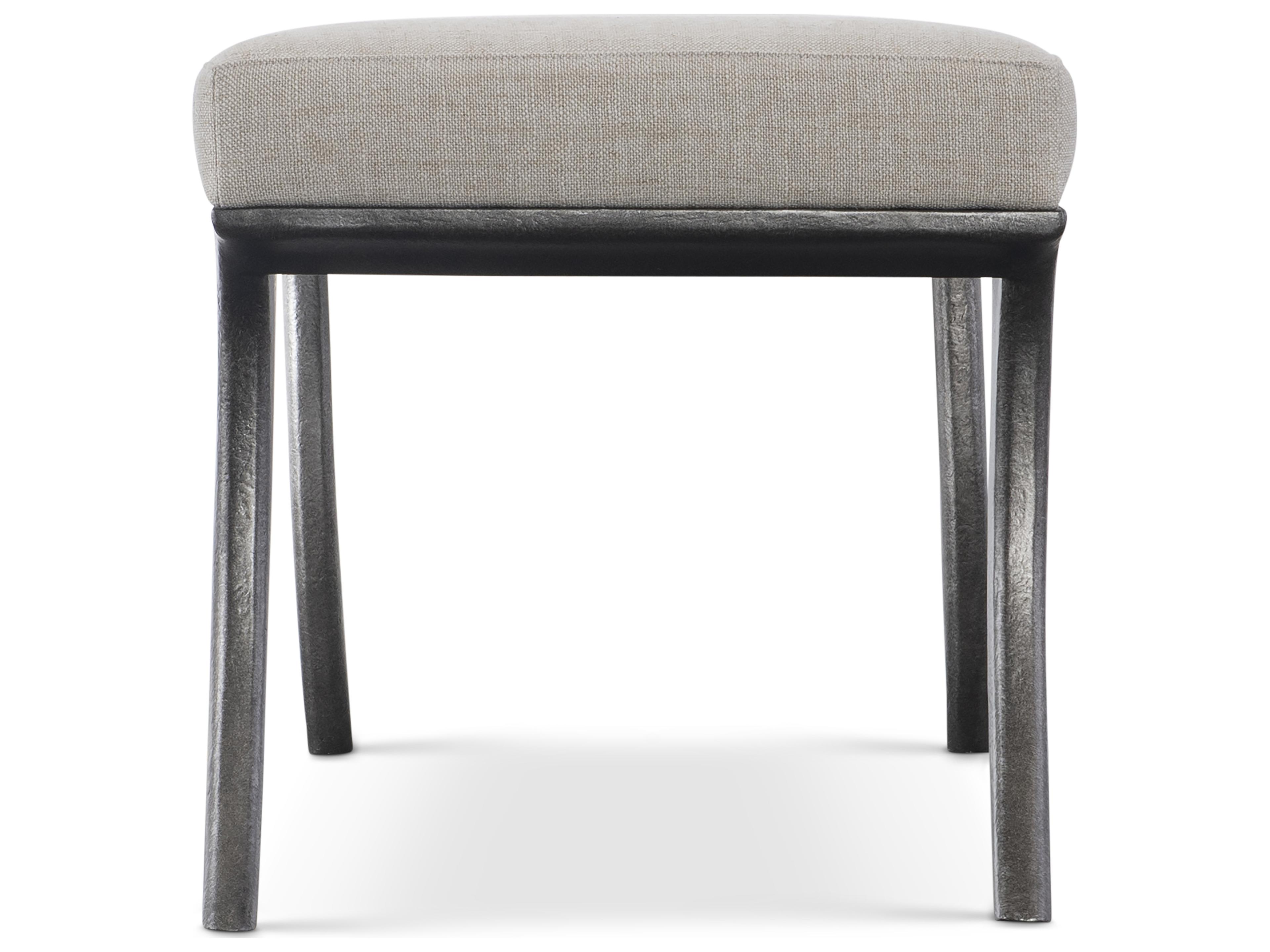 Bernhardt Tribeca Barlow Gray Upholstered Accent Bench