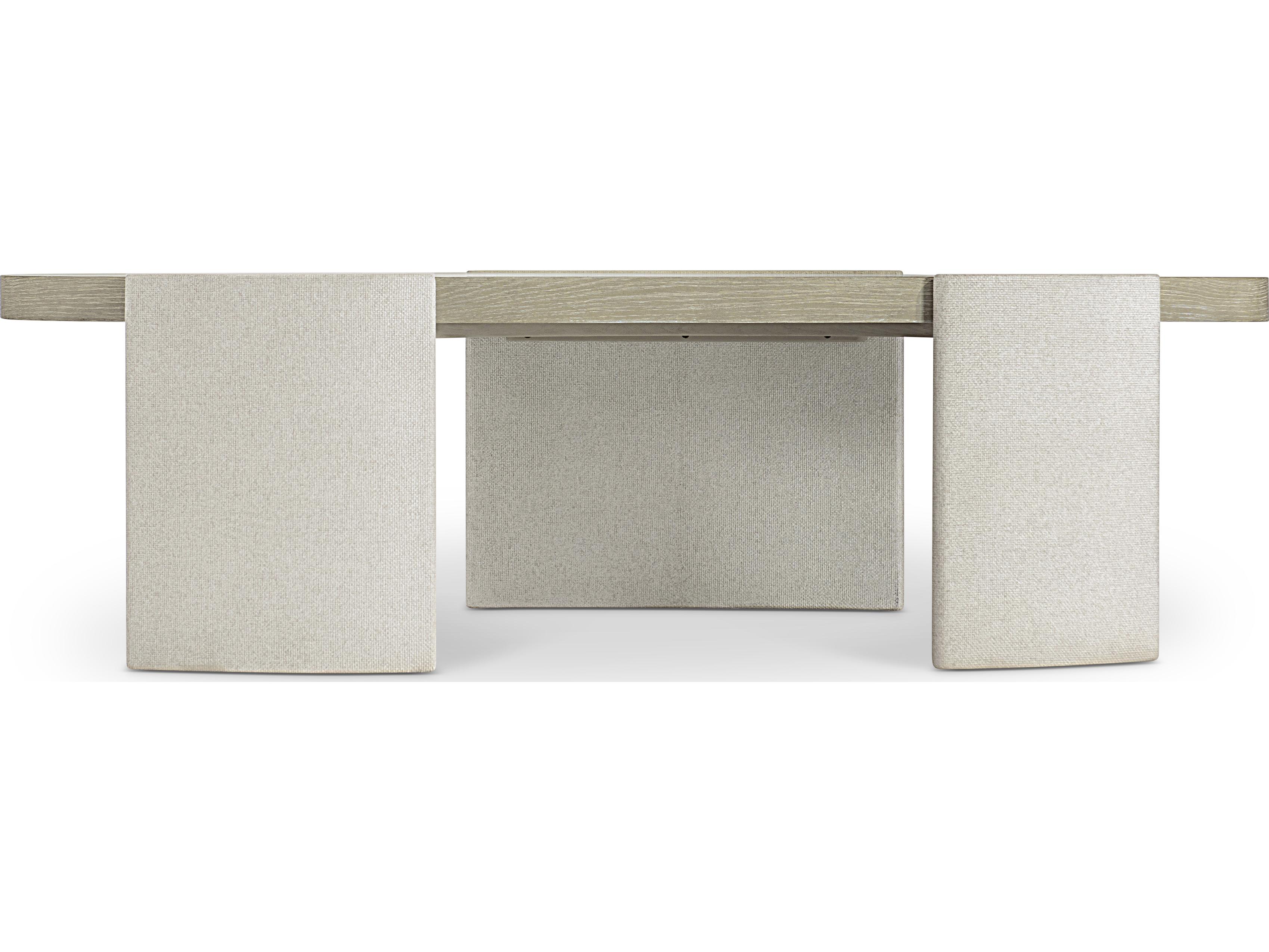 Bernhardt Arcadia Oval Wood Silt Coffee Table