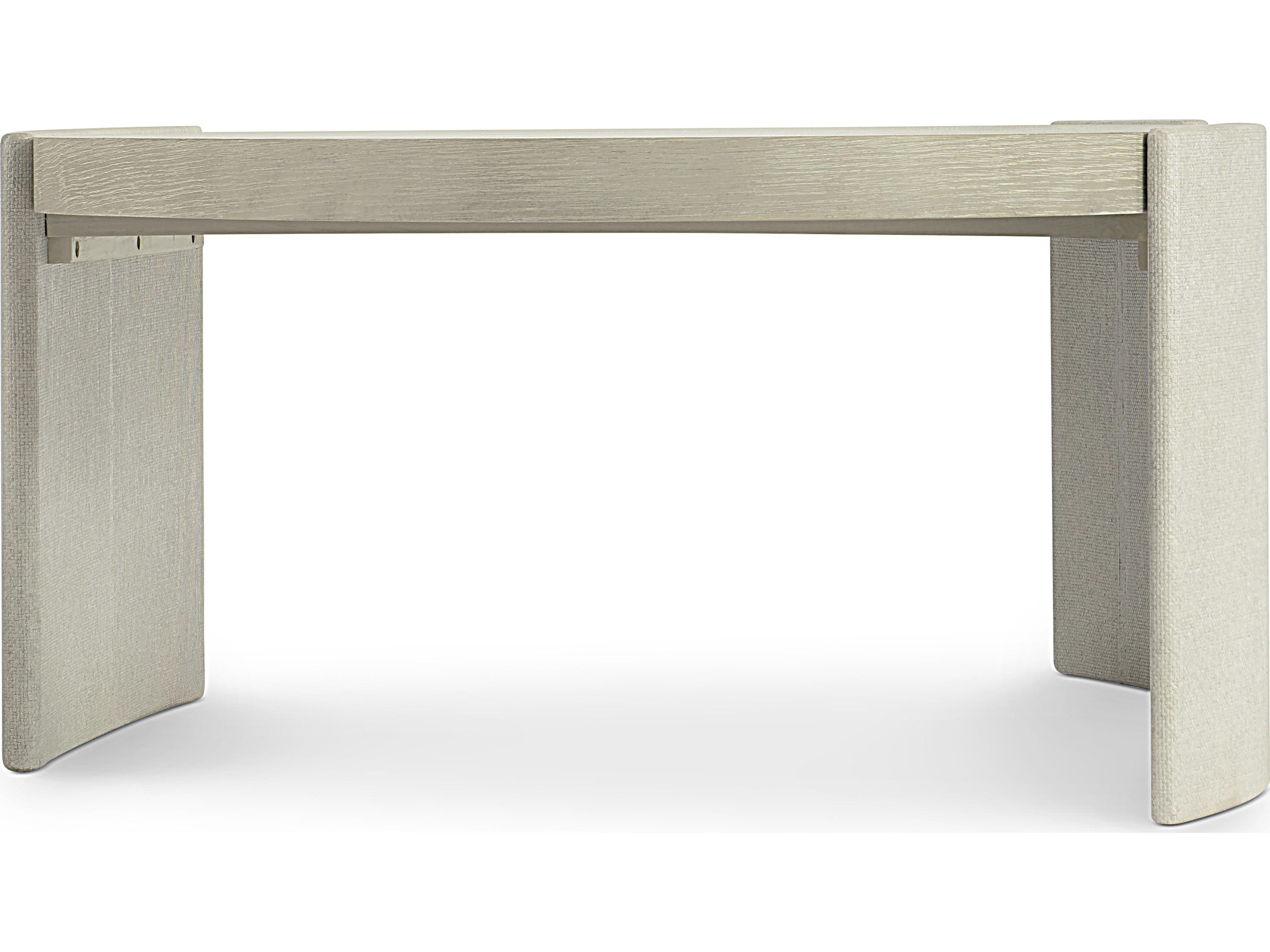 Bernhardt Arcadia Oval Wood Silt Coffee Table