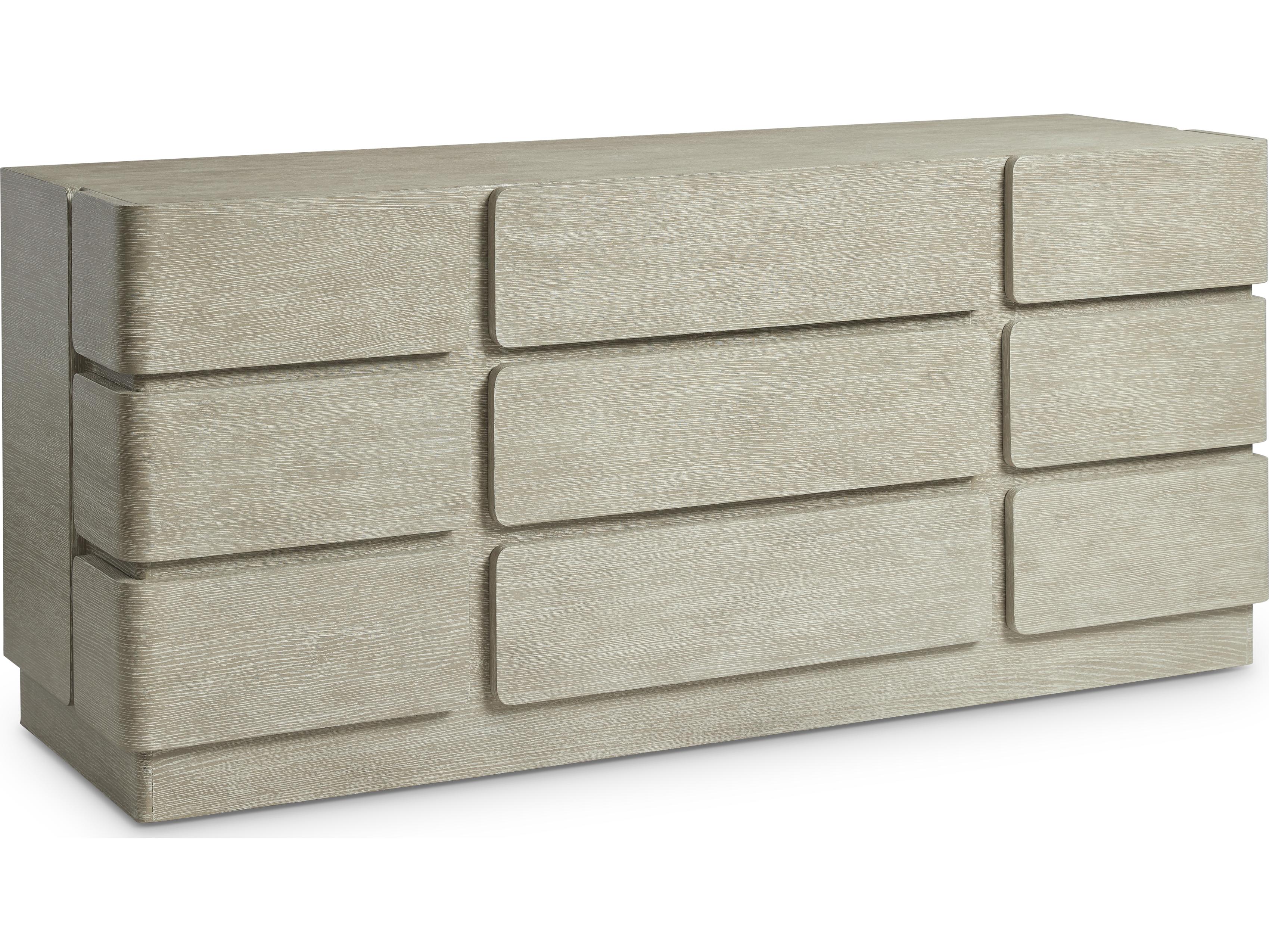 Bernhardt Arcadia Beige Oak Wood Dresser