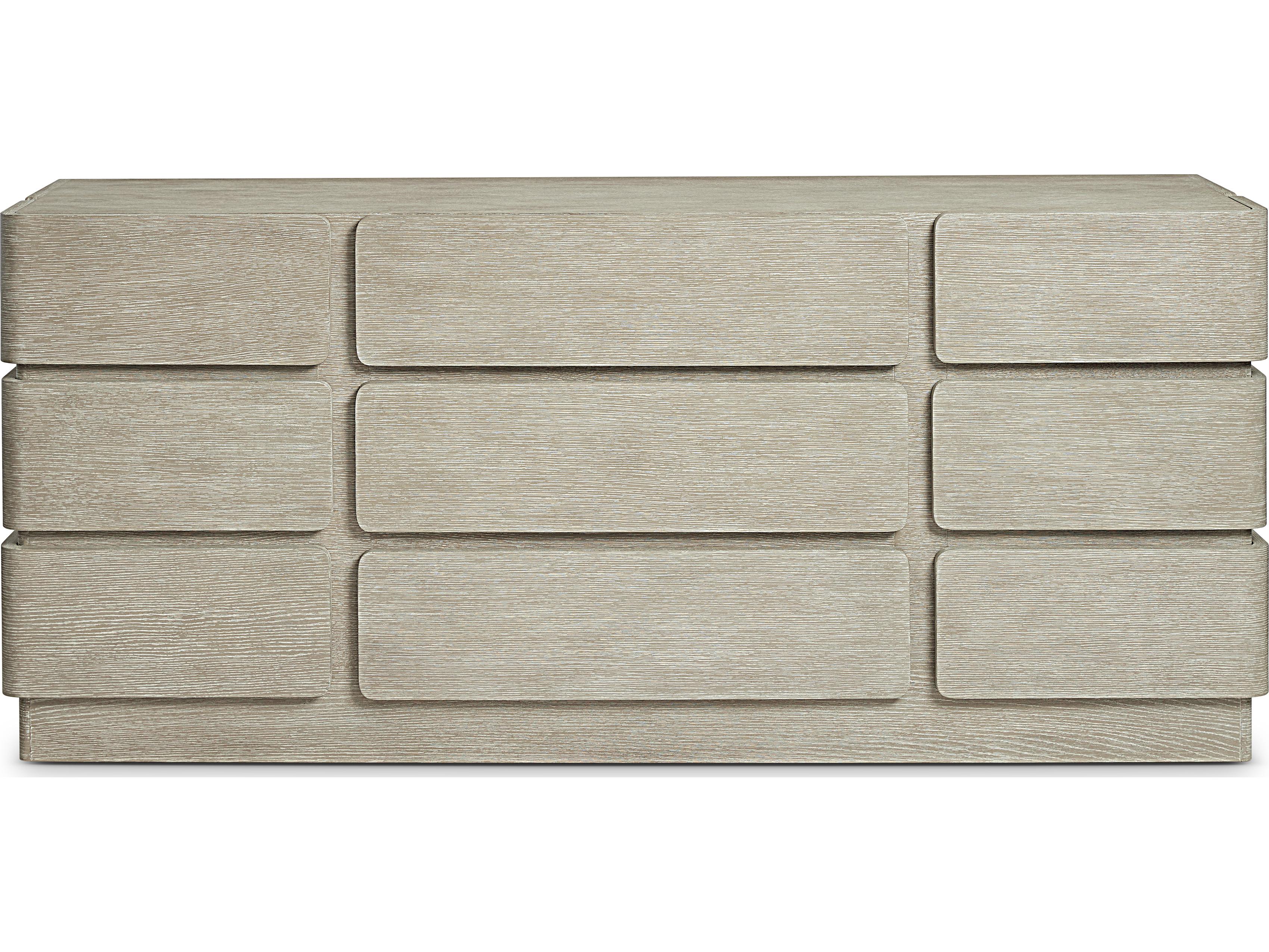 Bernhardt Arcadia Beige Oak Wood Dresser