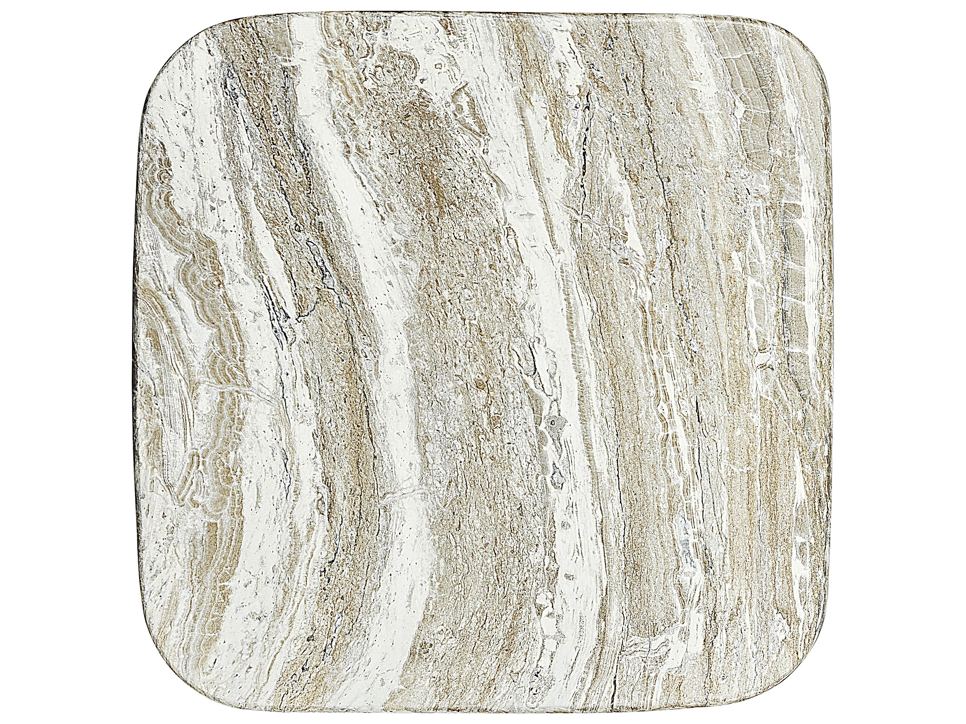 Bernhardt Arcadia Square Faux Stone Kalta End Table