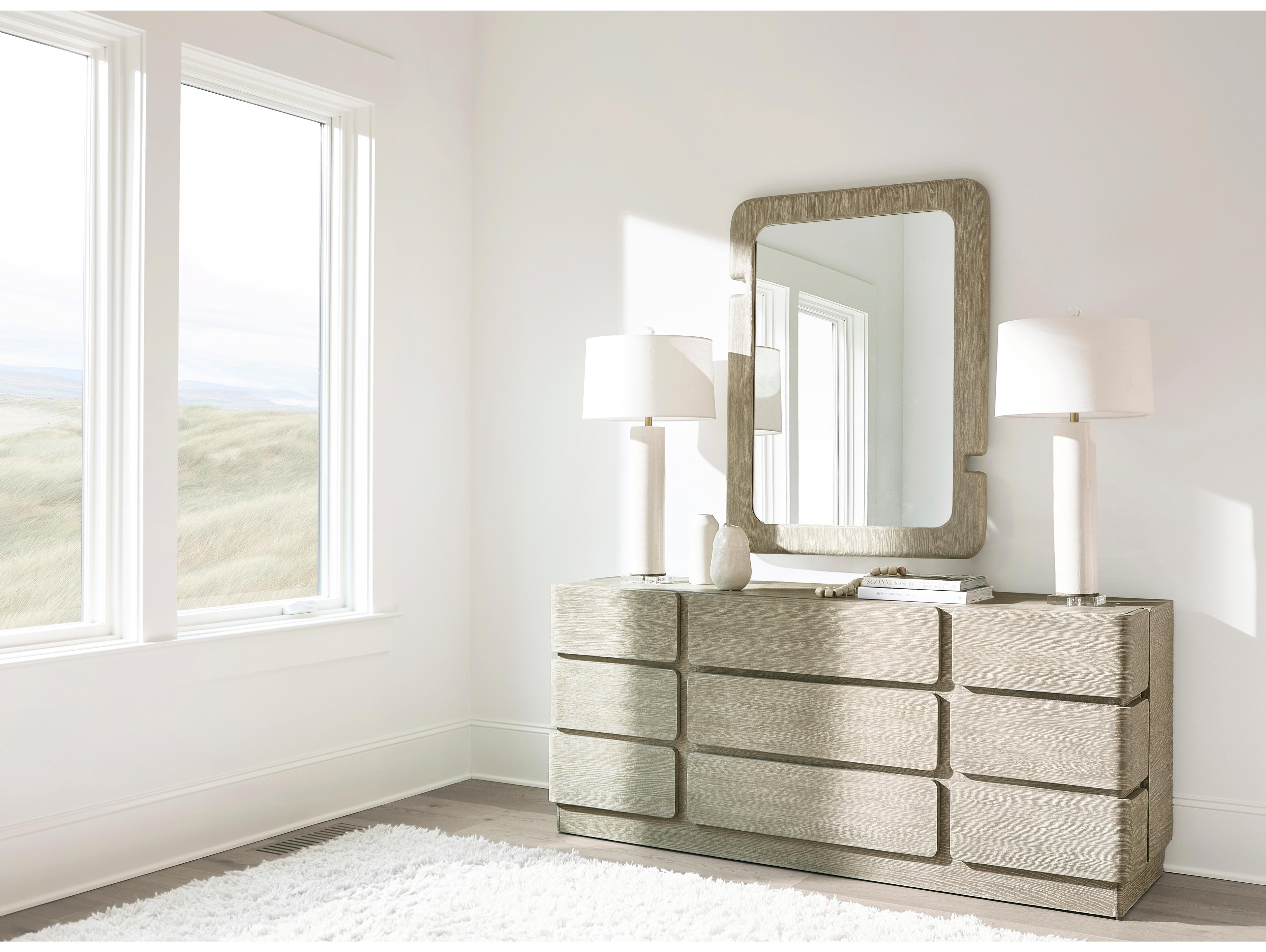 Bernhardt Arcadia Clay Wall Mirror Rectangular