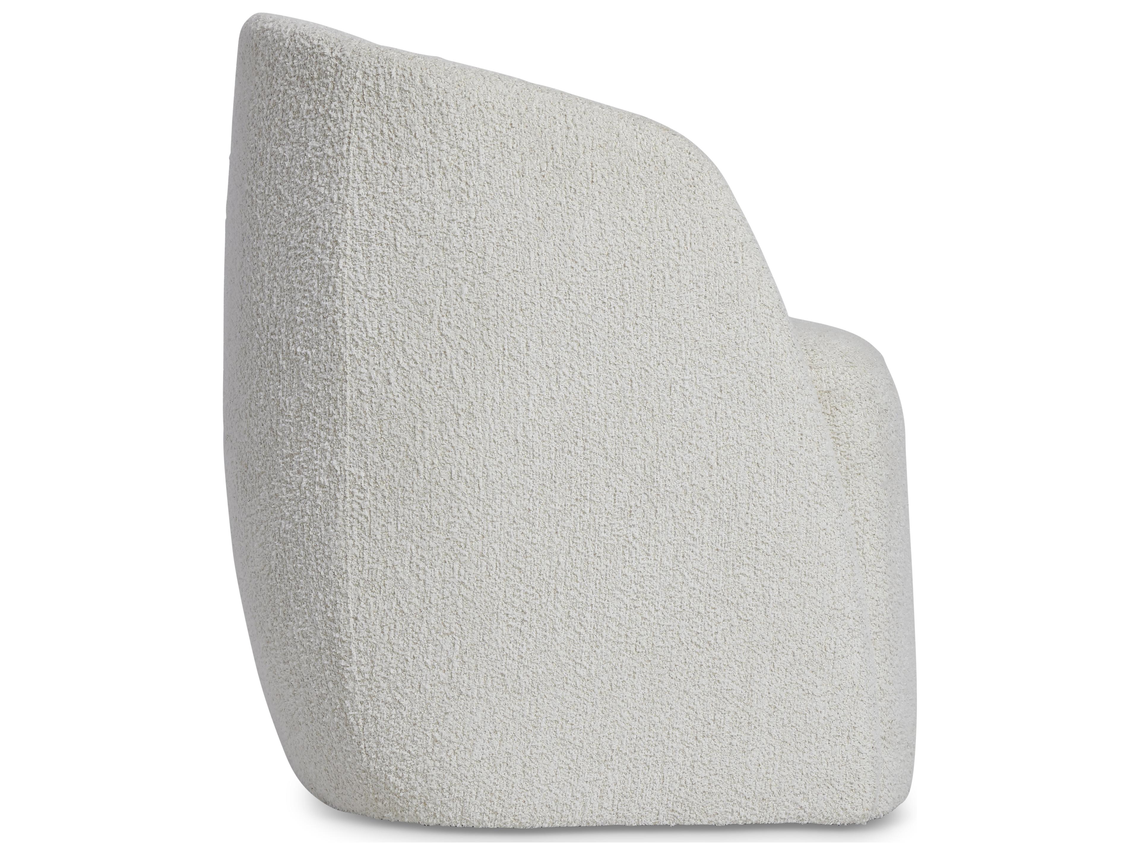 Bernhardt Arcadia White Upholstered Arm Dining Chair