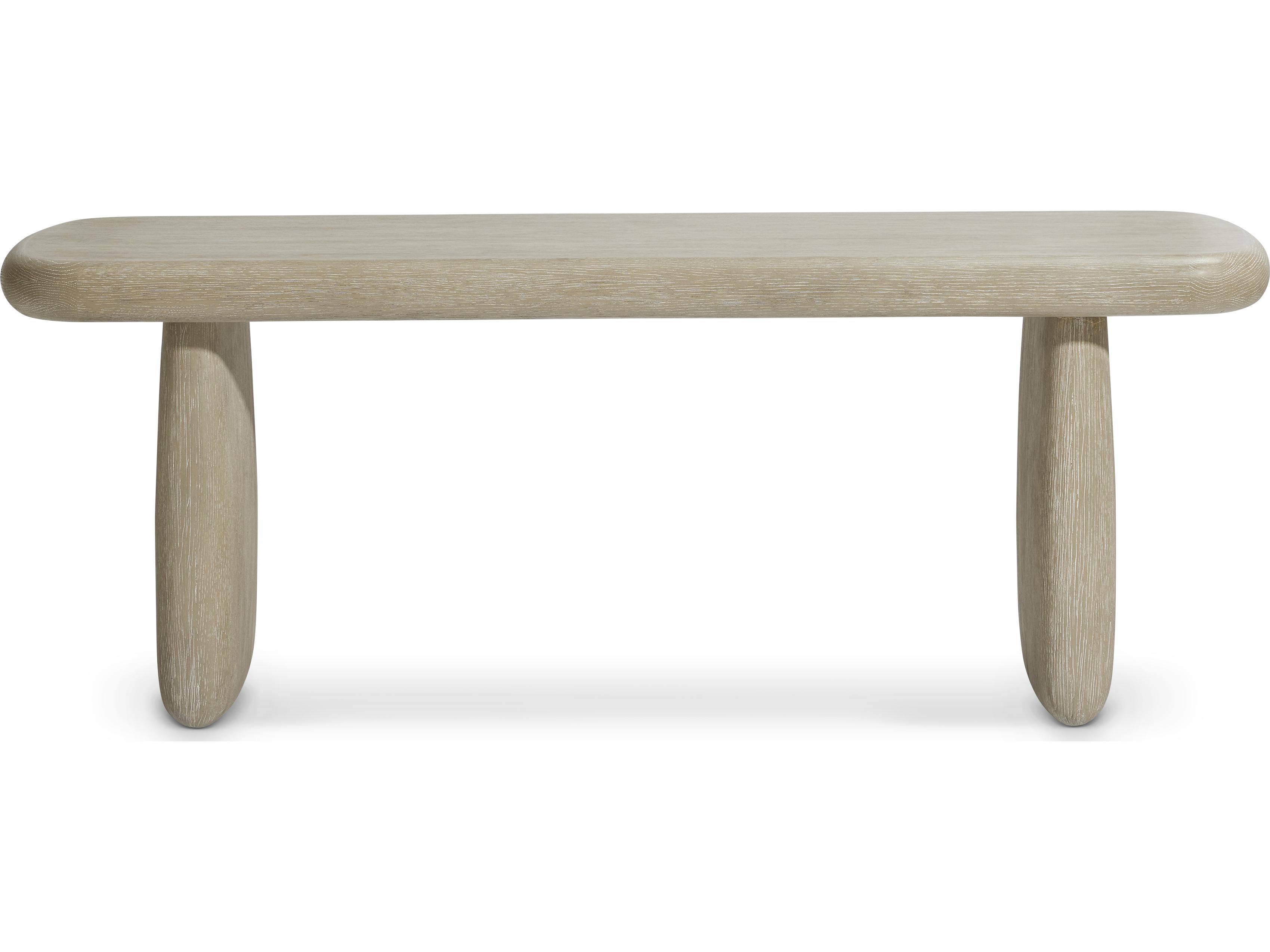 Bernhardt Arcadia Clay Gray Accent Bench