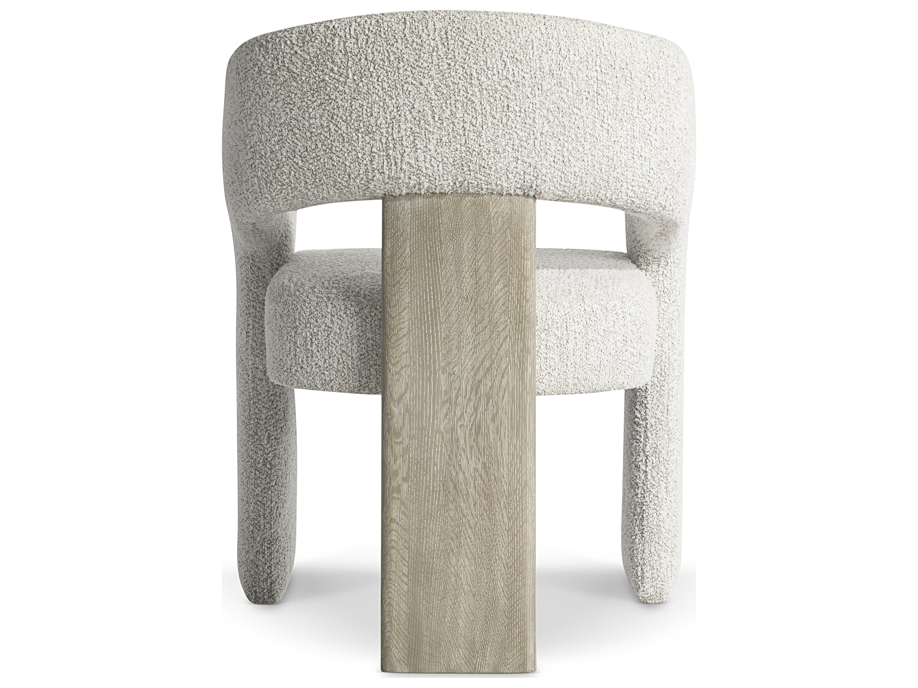 Bernhardt Arcadia Beige Upholstered Arm Dining Chair