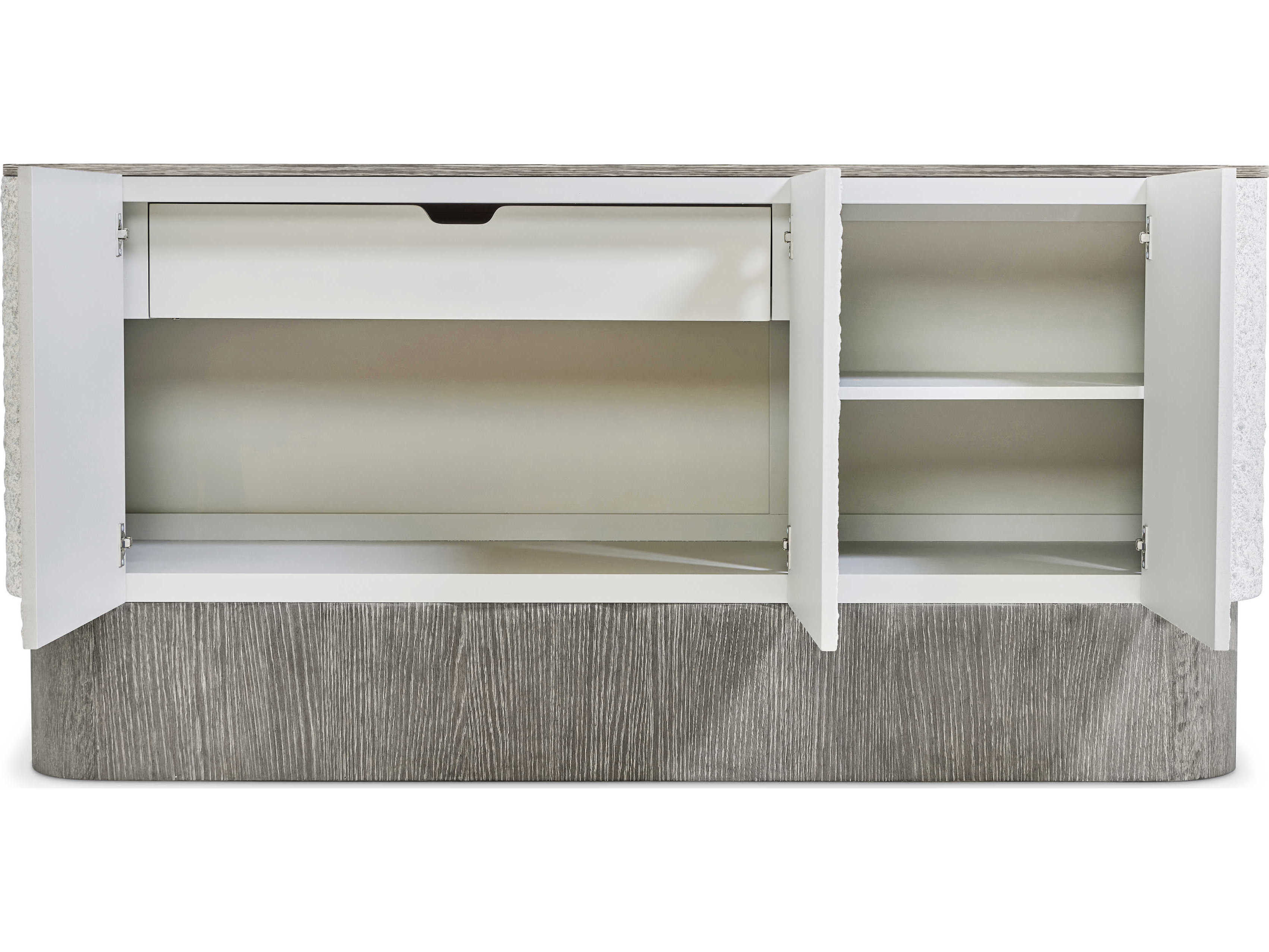 Bernhardt Monolith 68" Oak Wood Ivory Sideboard