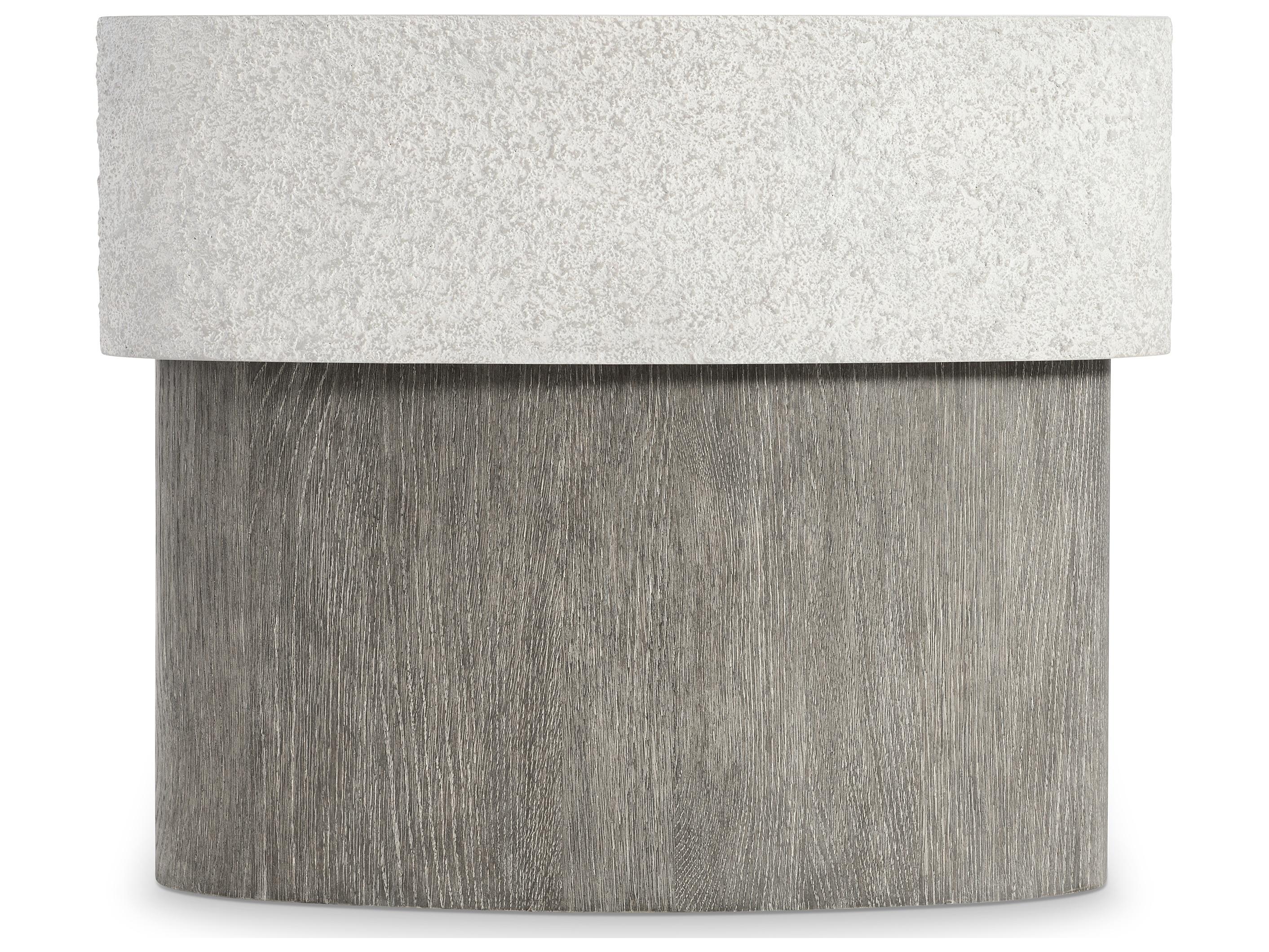 Bernhardt Monolith 1-Drawer Brown Oak Wood Nightstand