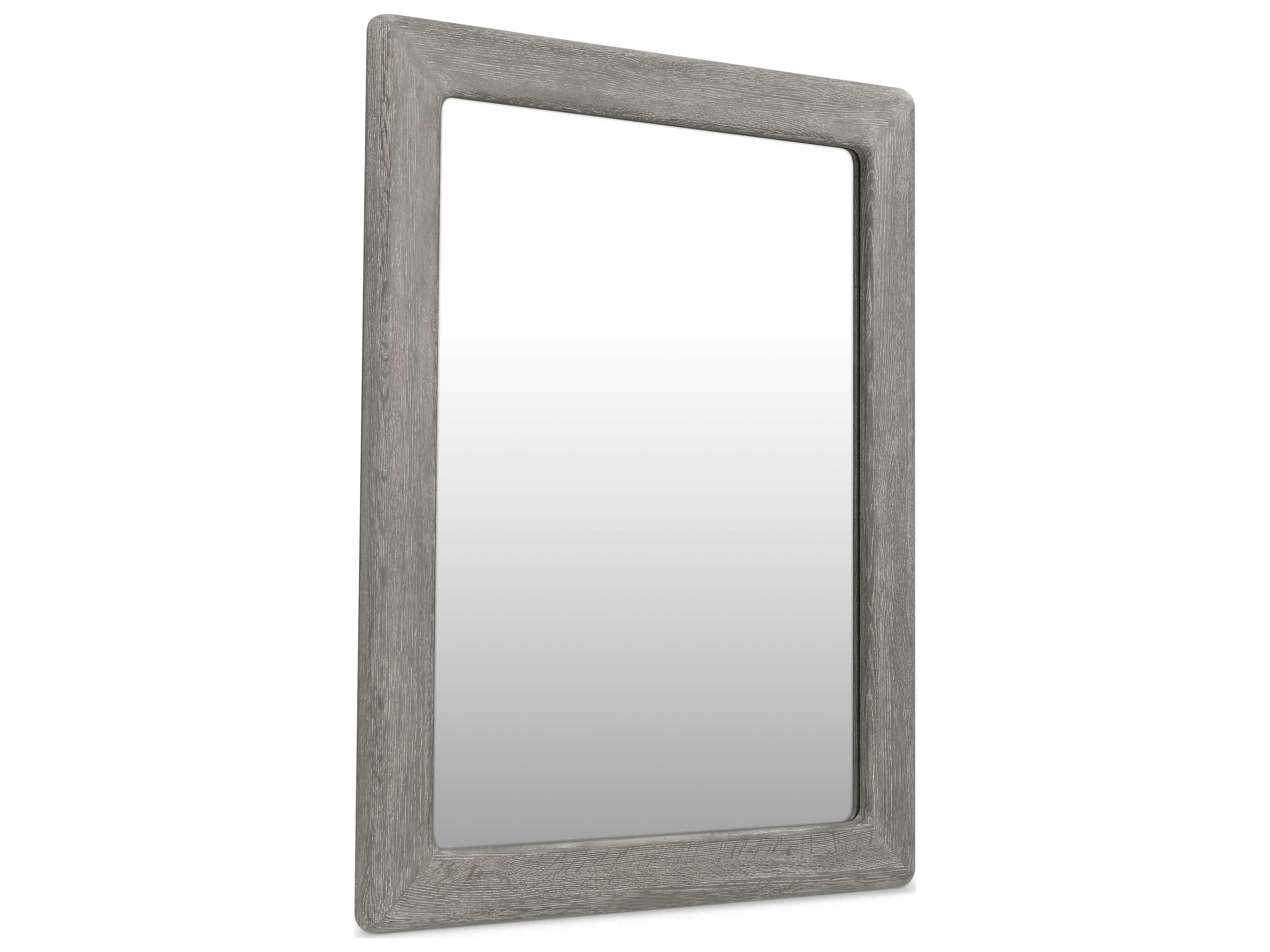 Bernhardt Monolith Brown Rectangular Wall Mirror