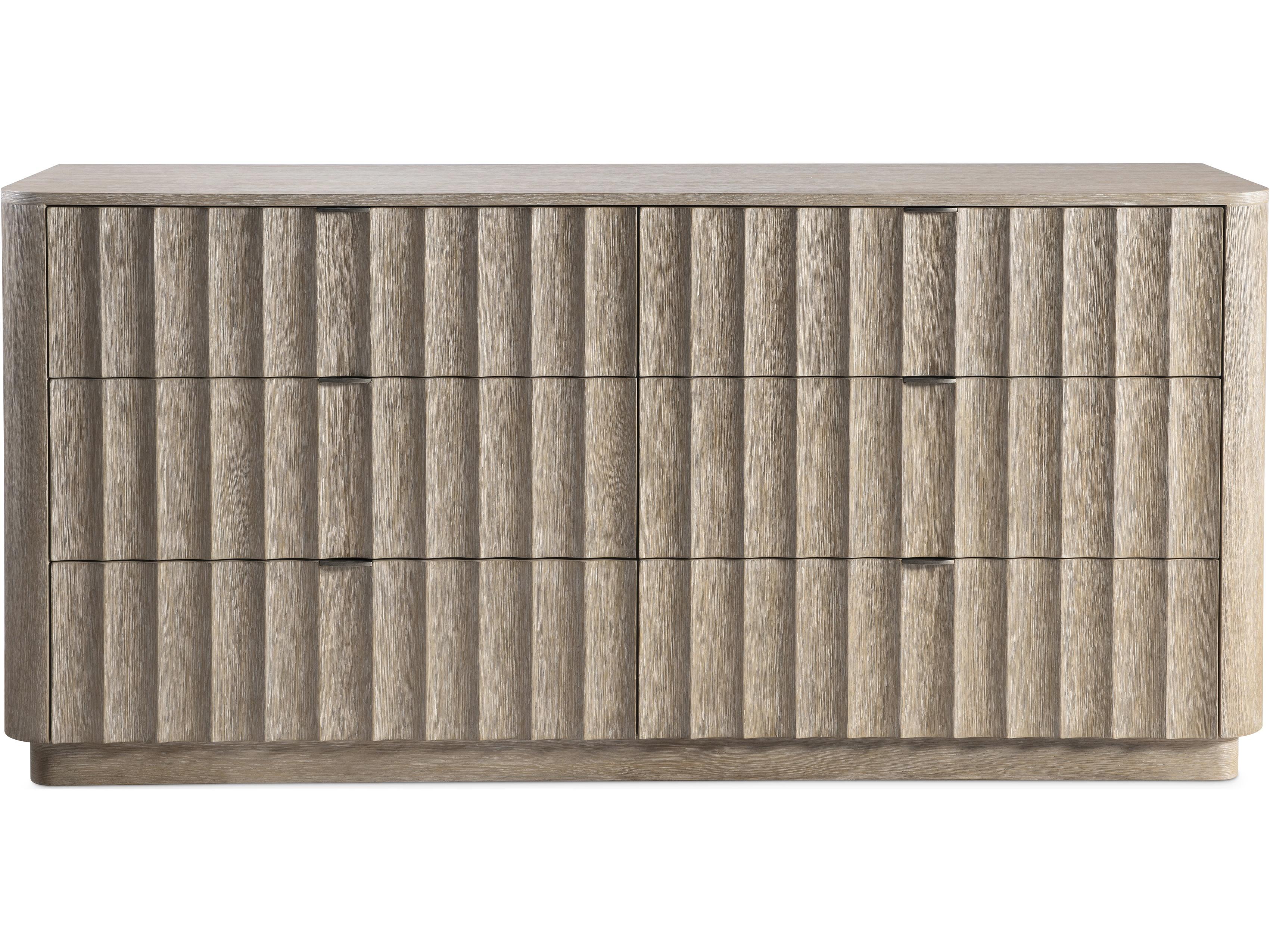 Bernhardt Loggia 6-Drawers Brown Double Dresser