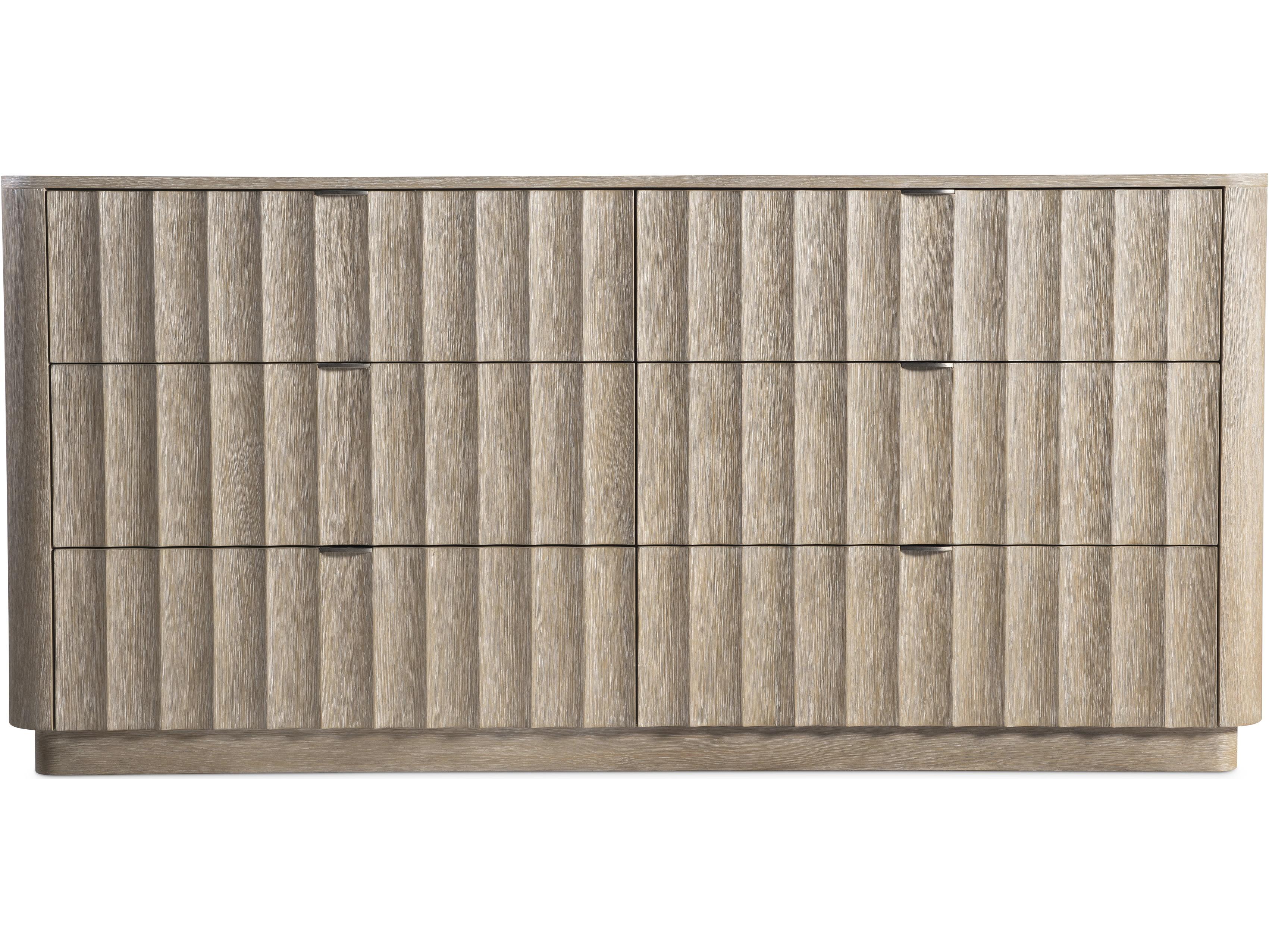 Bernhardt Loggia 6-Drawers Brown Double Dresser