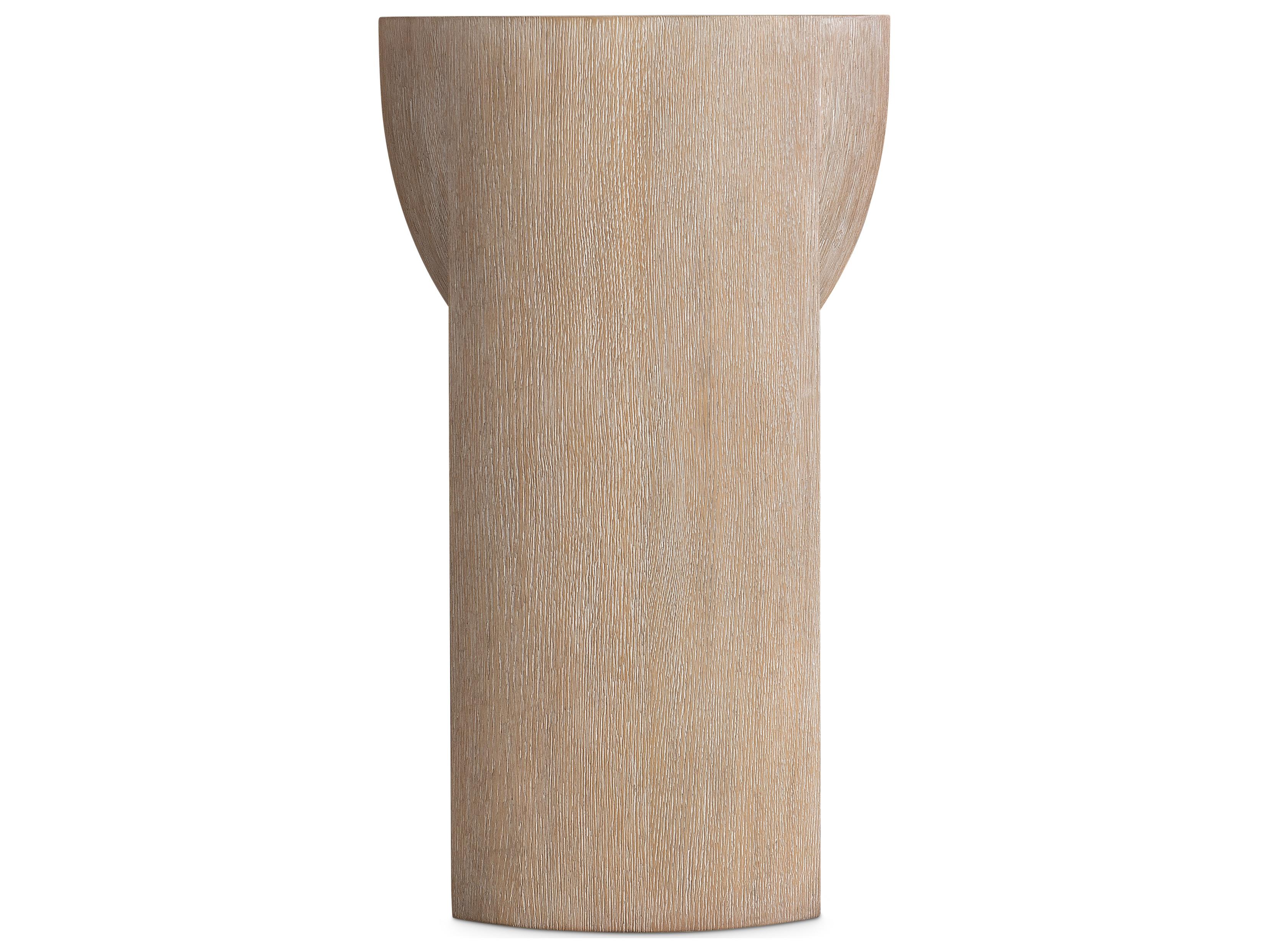 Bernhardt Loggia Round Wood End Table