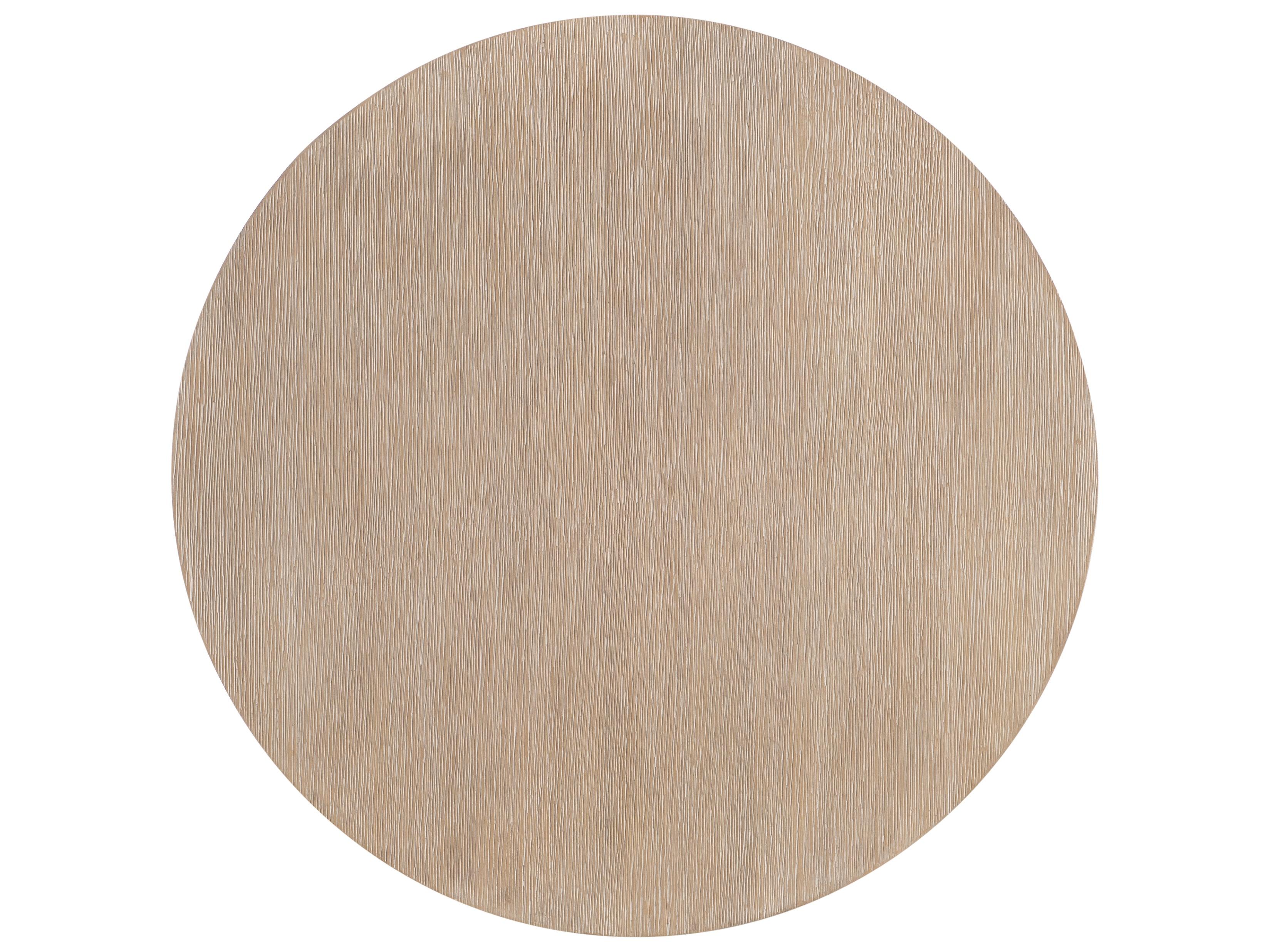 Bernhardt Loggia Round Wood End Table