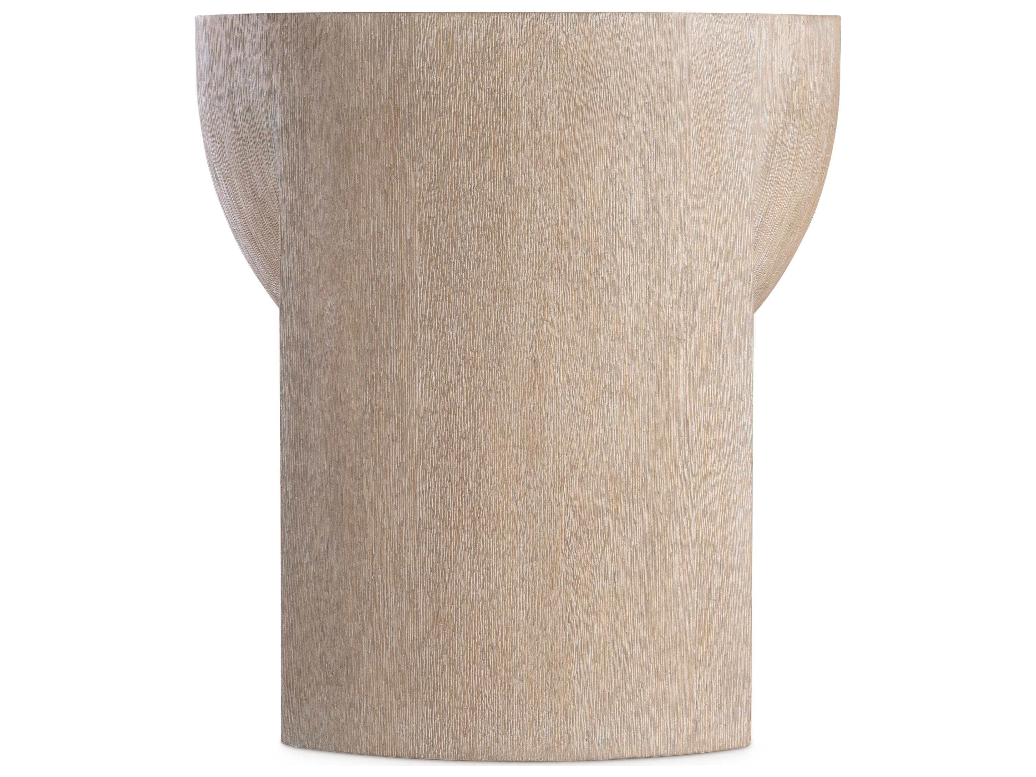 Bernhardt Loggia Round Wood End Table