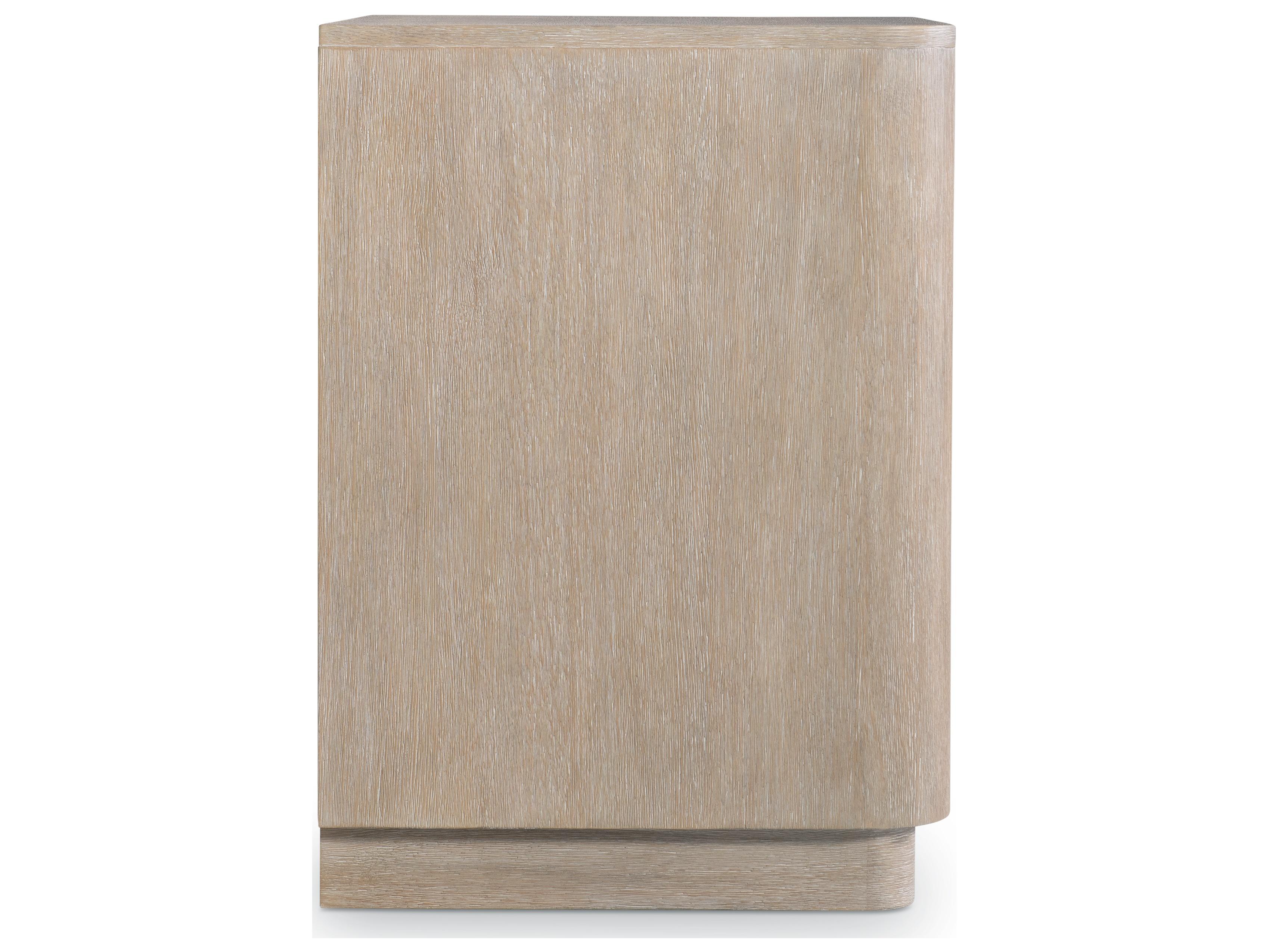 Bernhardt Loggia 3-Drawers Brown Nightstand