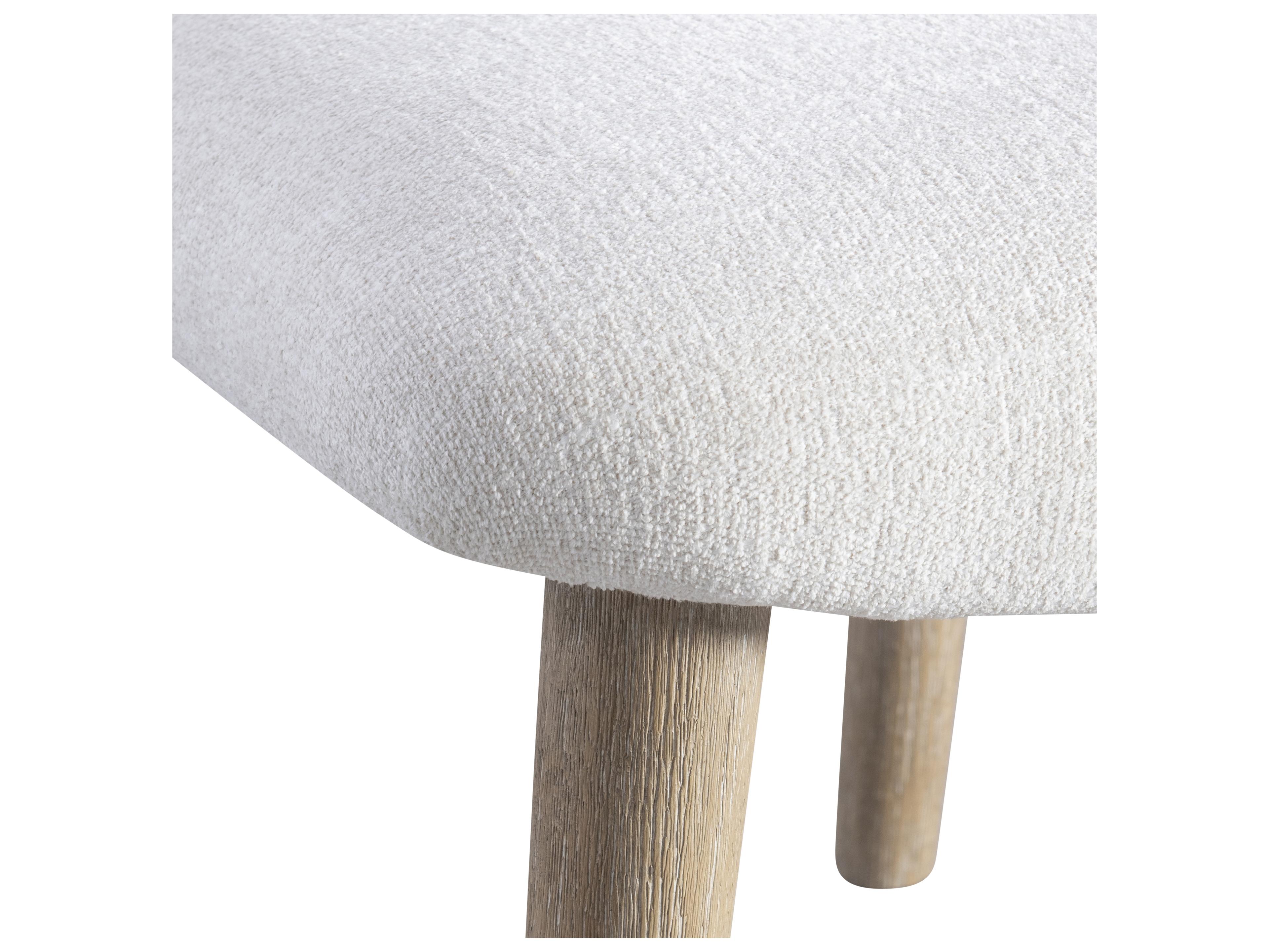 Bernhardt Loggia Beige Upholstered Armless Dining Chair