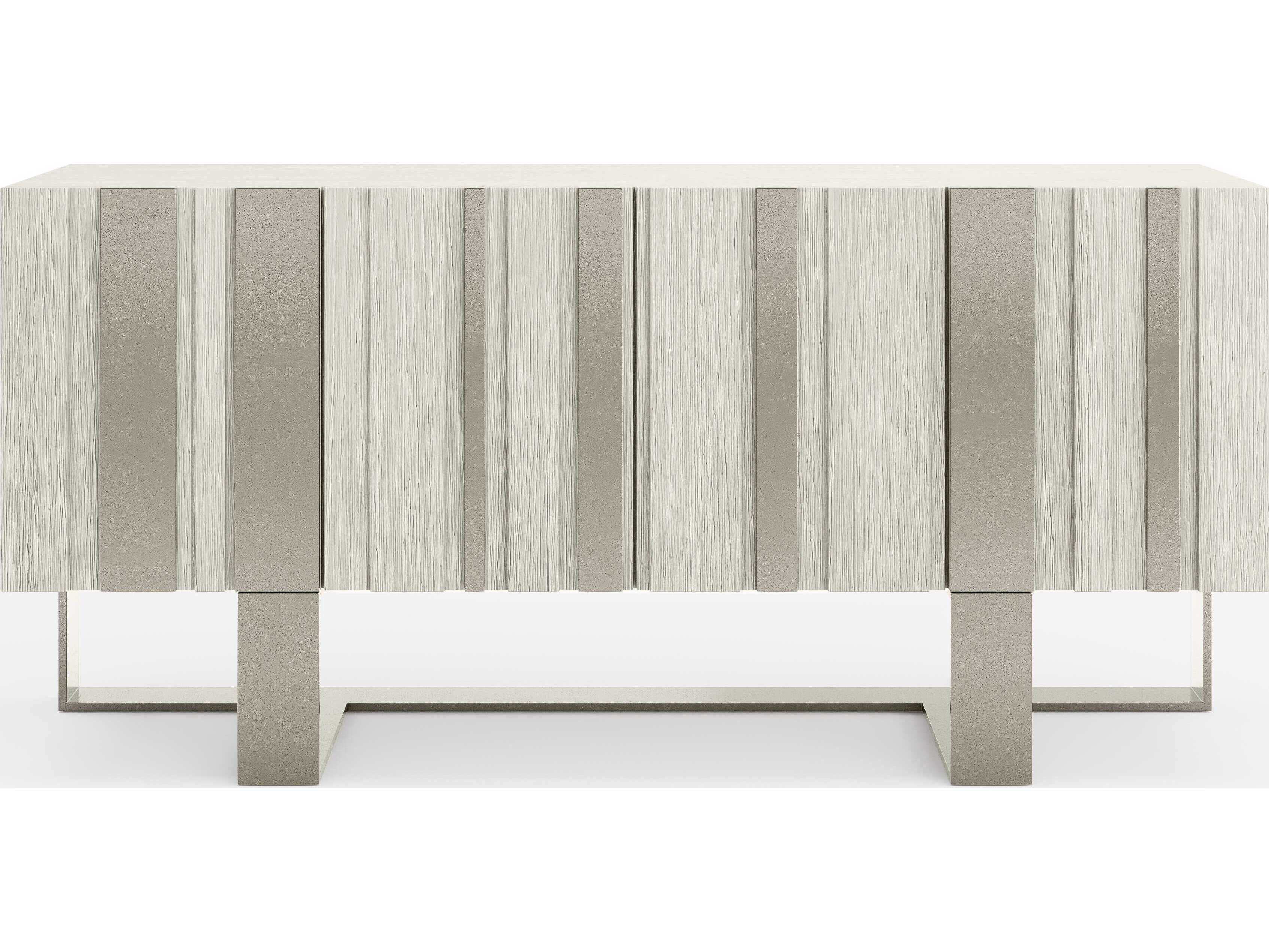 Bernhardt Tempo 68" Oak Wood Beige Sideboard