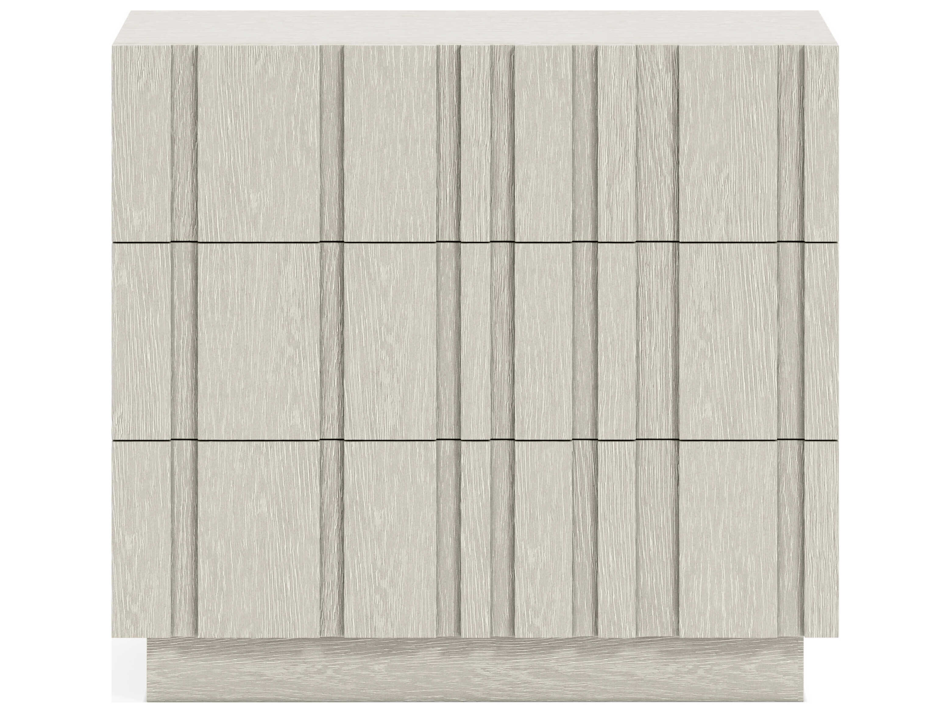 Bernhardt Tempo 3-Drawers Oak Wood Nightstand