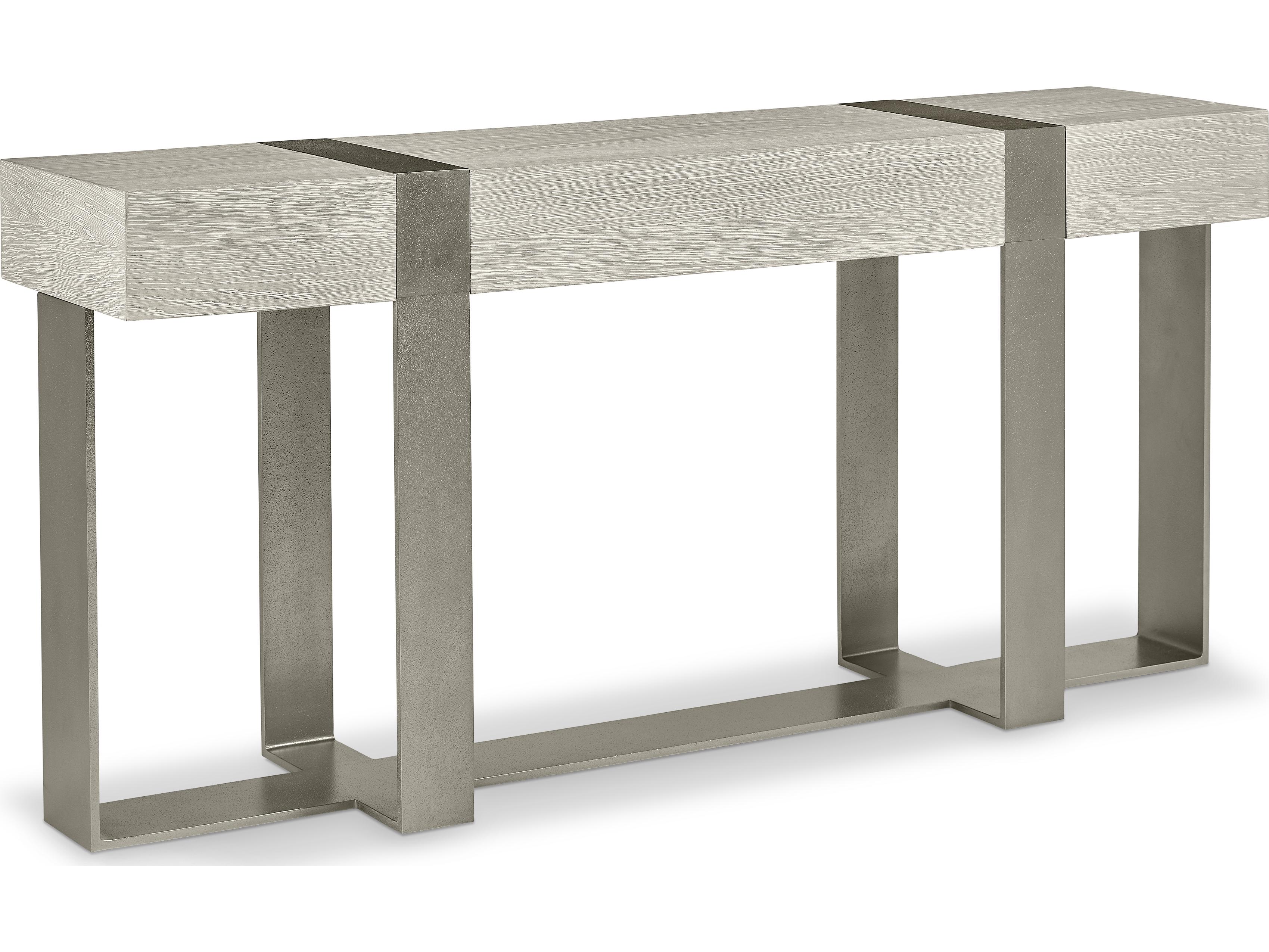 Bernhardt Tempo Rectangular Wood Console Table
