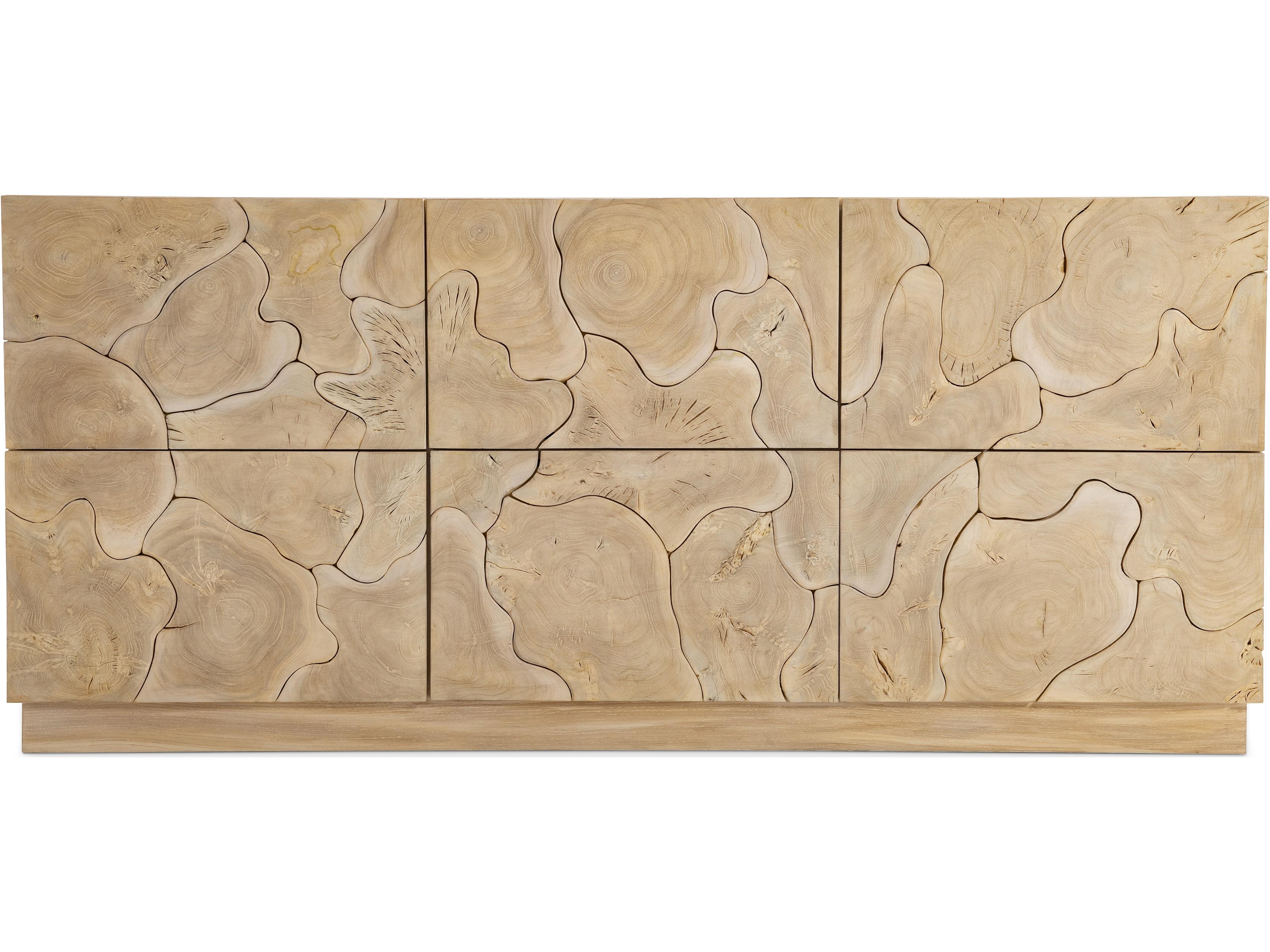 Bernhardt Calavaras 6-Drawers Natural Teak Wood Dresser