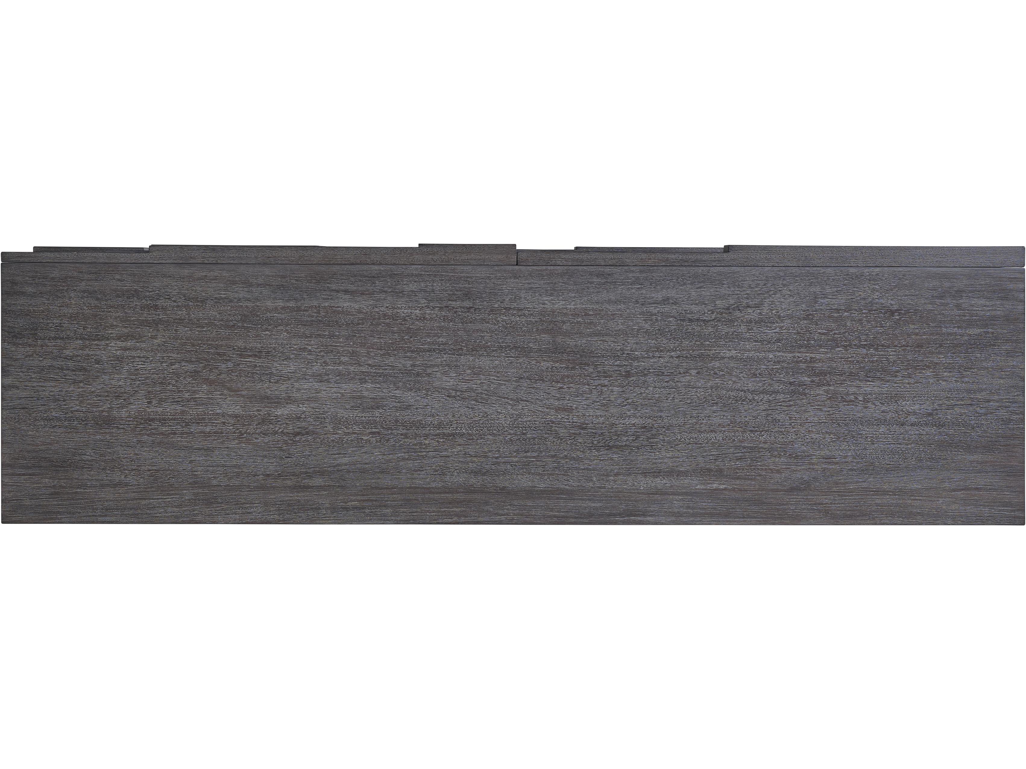 Bernhardt Lancer 6-Drawers Gray Mahogany Wood Double Dresser