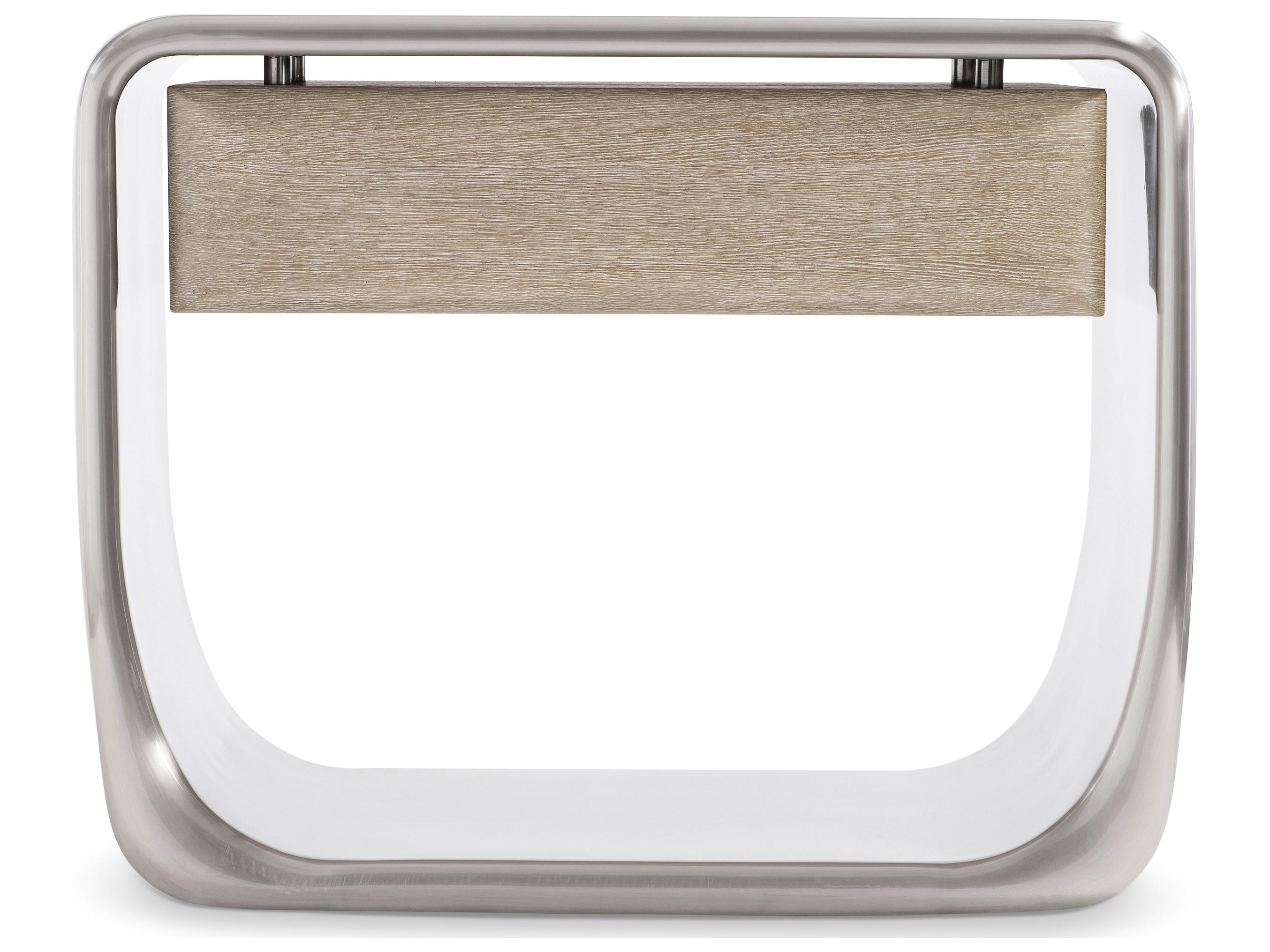 Bernhardt Lomond 1-Drawer Silver Nightstand