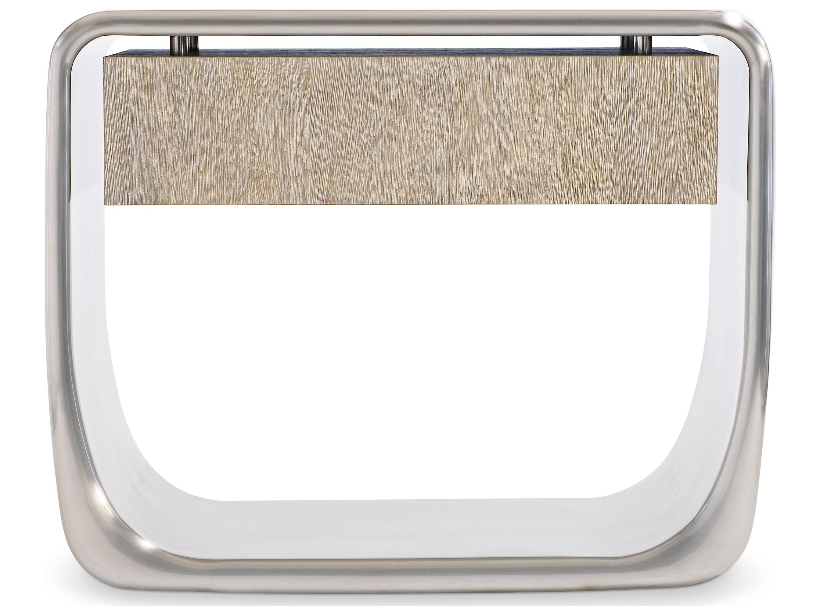 Bernhardt Lomond 1-Drawer Silver Nightstand