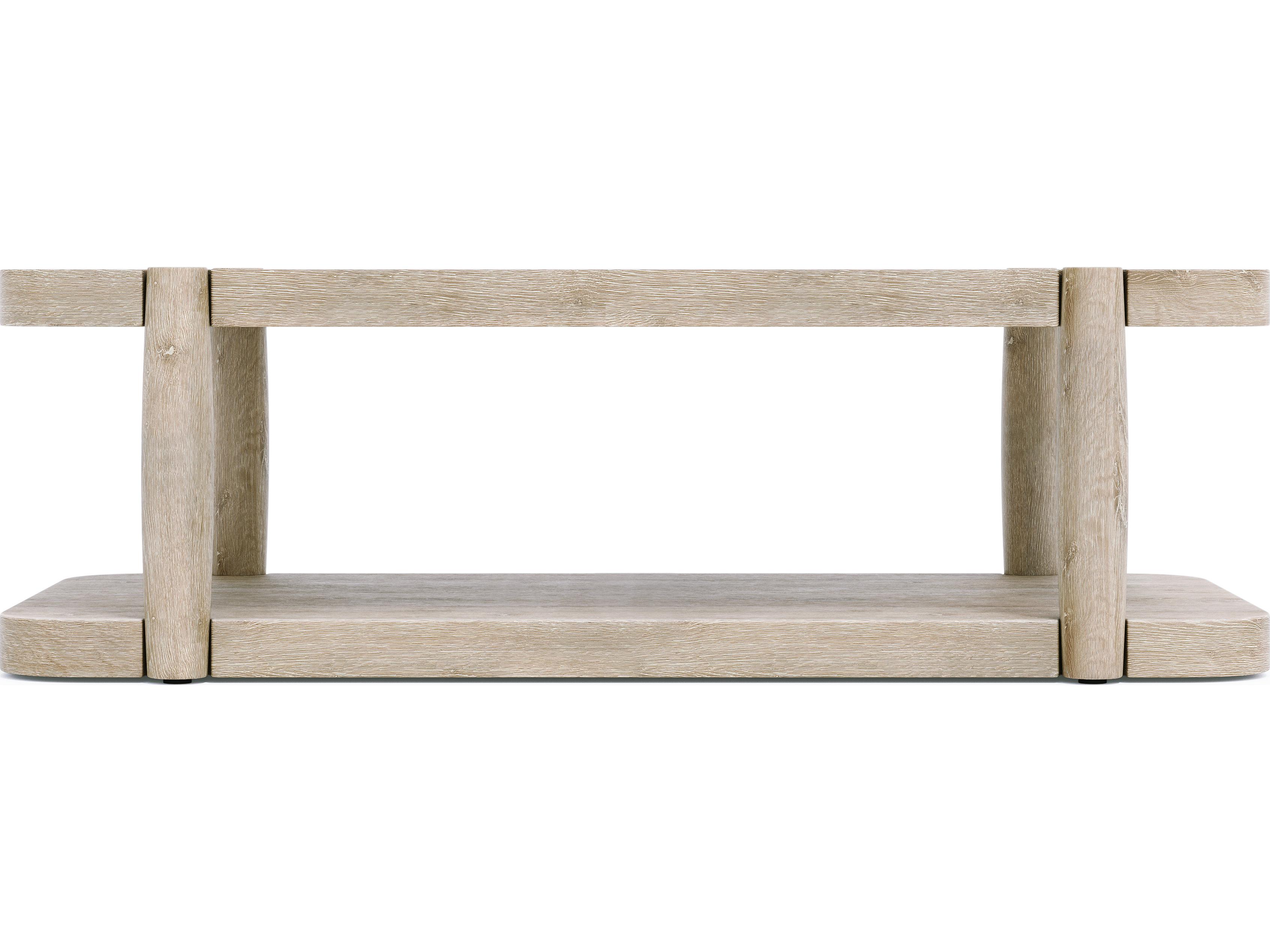 Bernhardt Antibes Rustic Oak Cocktail Table