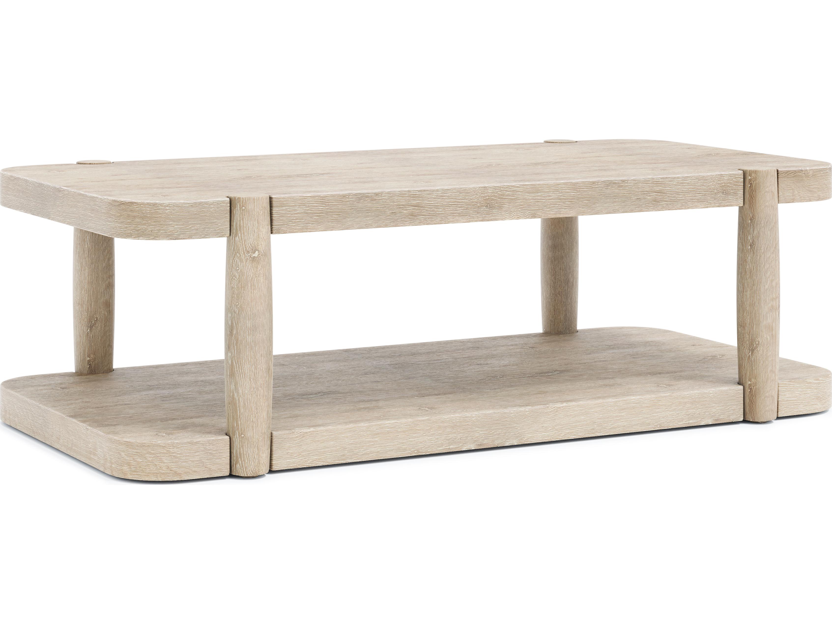 Bernhardt Antibes Rustic Oak Cocktail Table