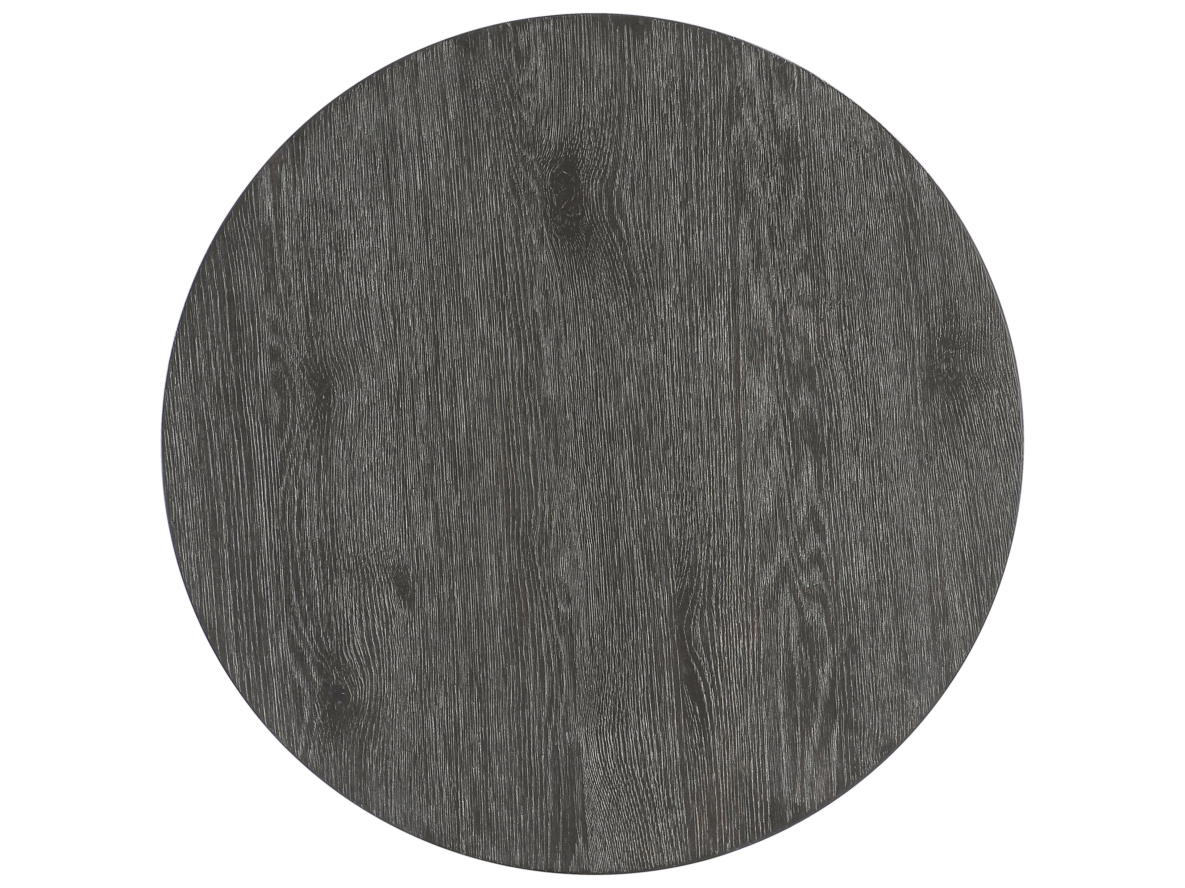 Bernhardt Menton Round Wood End Table