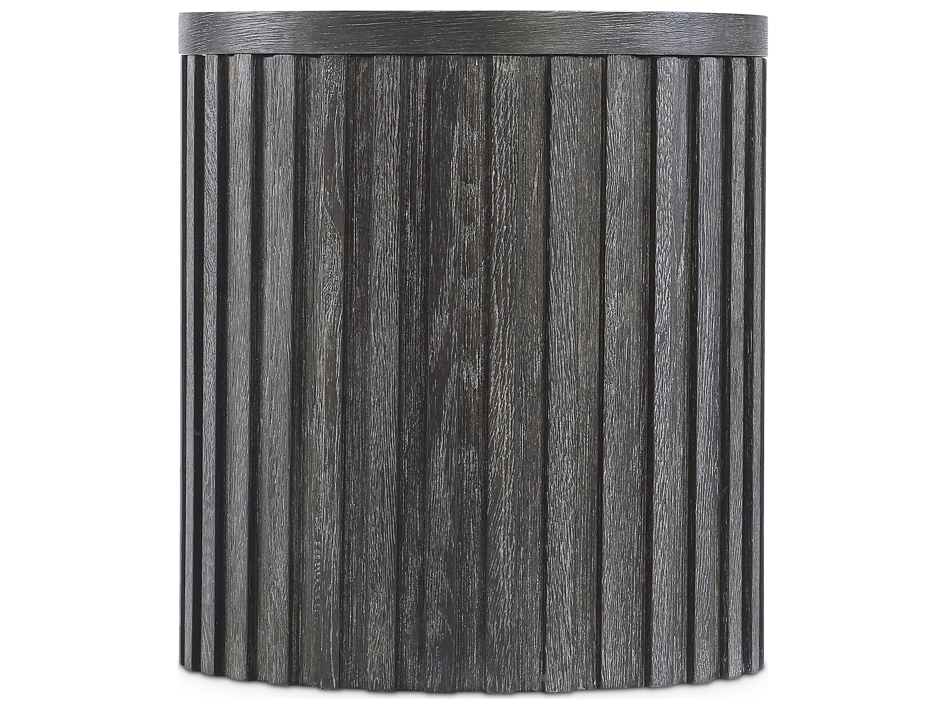 Bernhardt Menton Round Wood End Table