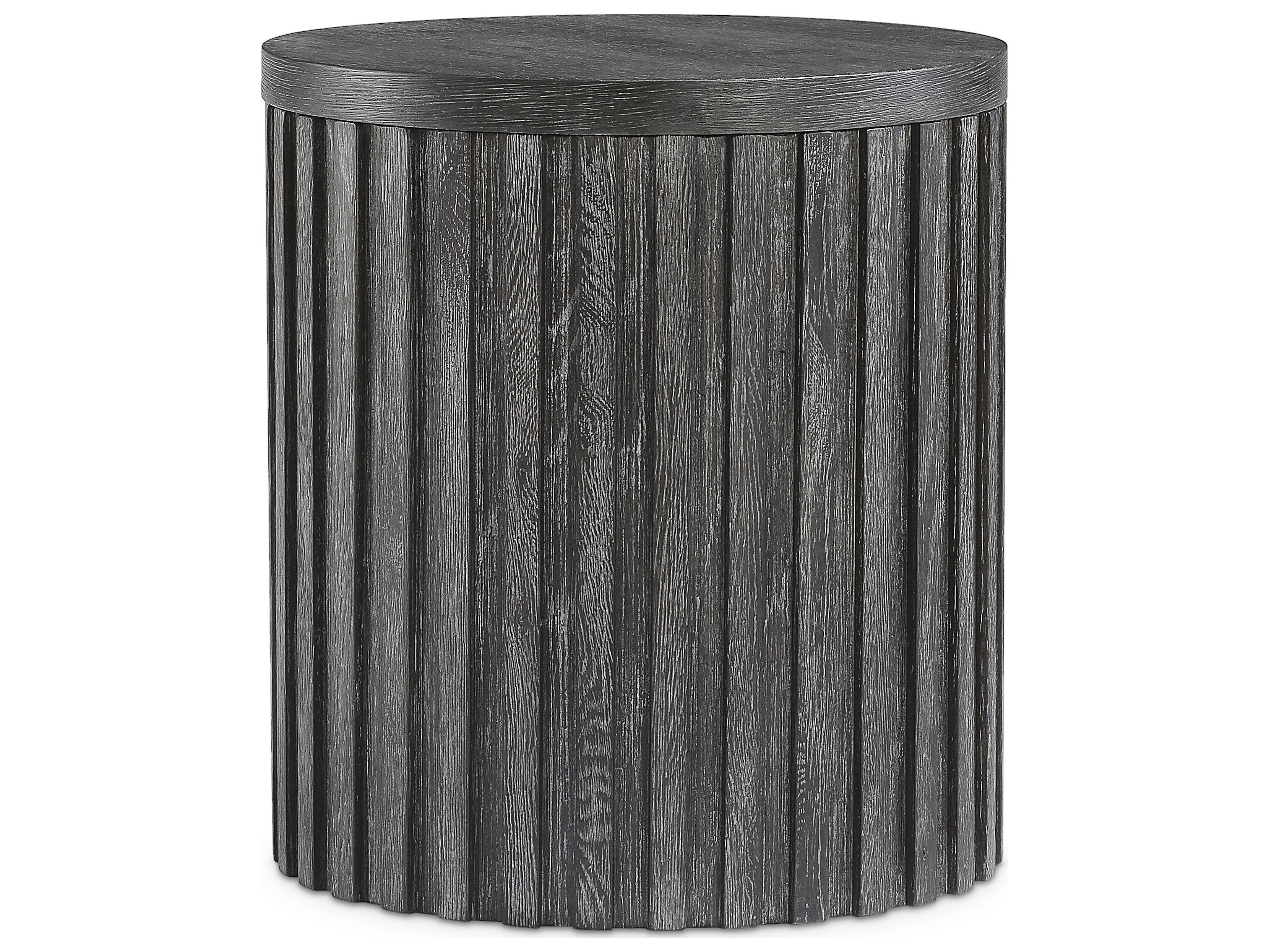 Bernhardt Menton Round Wood End Table